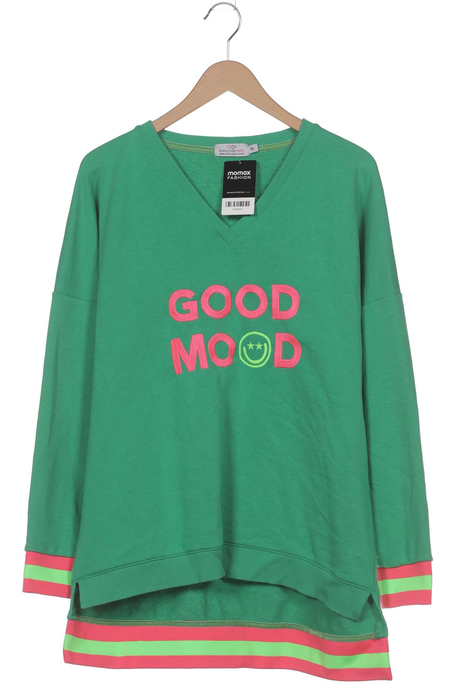 

Zwillingsherz Damen Sweatshirt, grün, Gr. 44