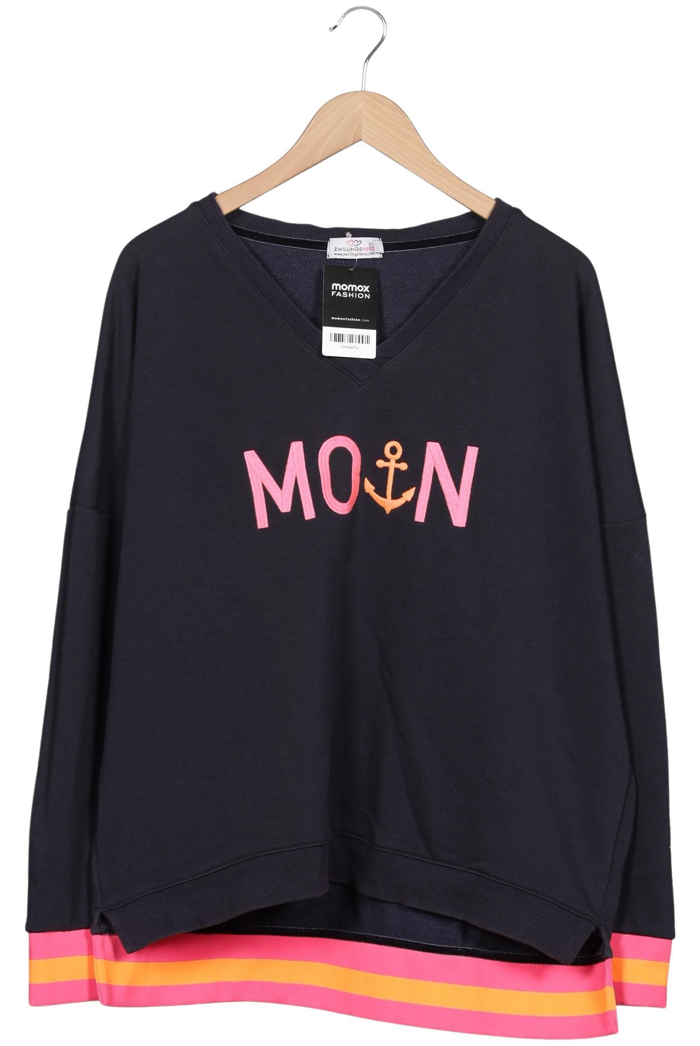 

Zwillingsherz Damen Sweatshirt, marineblau, Gr. 42