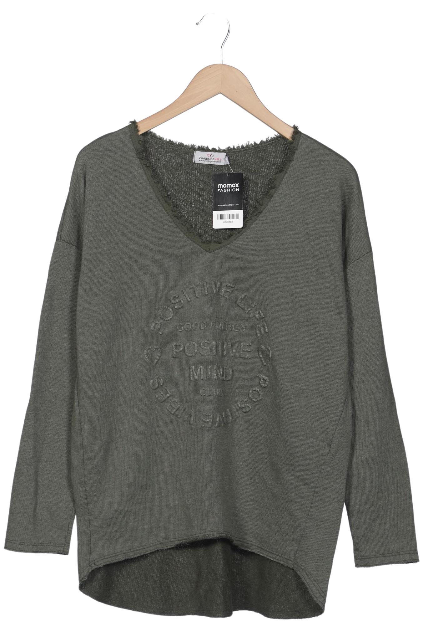

Zwillingsherz Damen Sweatshirt, grün, Gr. 36