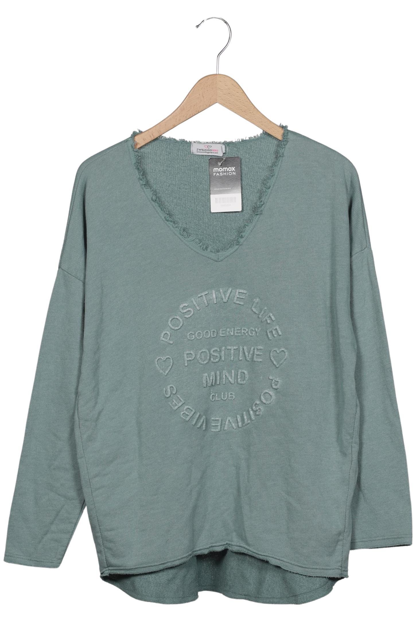 

Zwillingsherz Damen Sweatshirt, hellgrün, Gr. 42