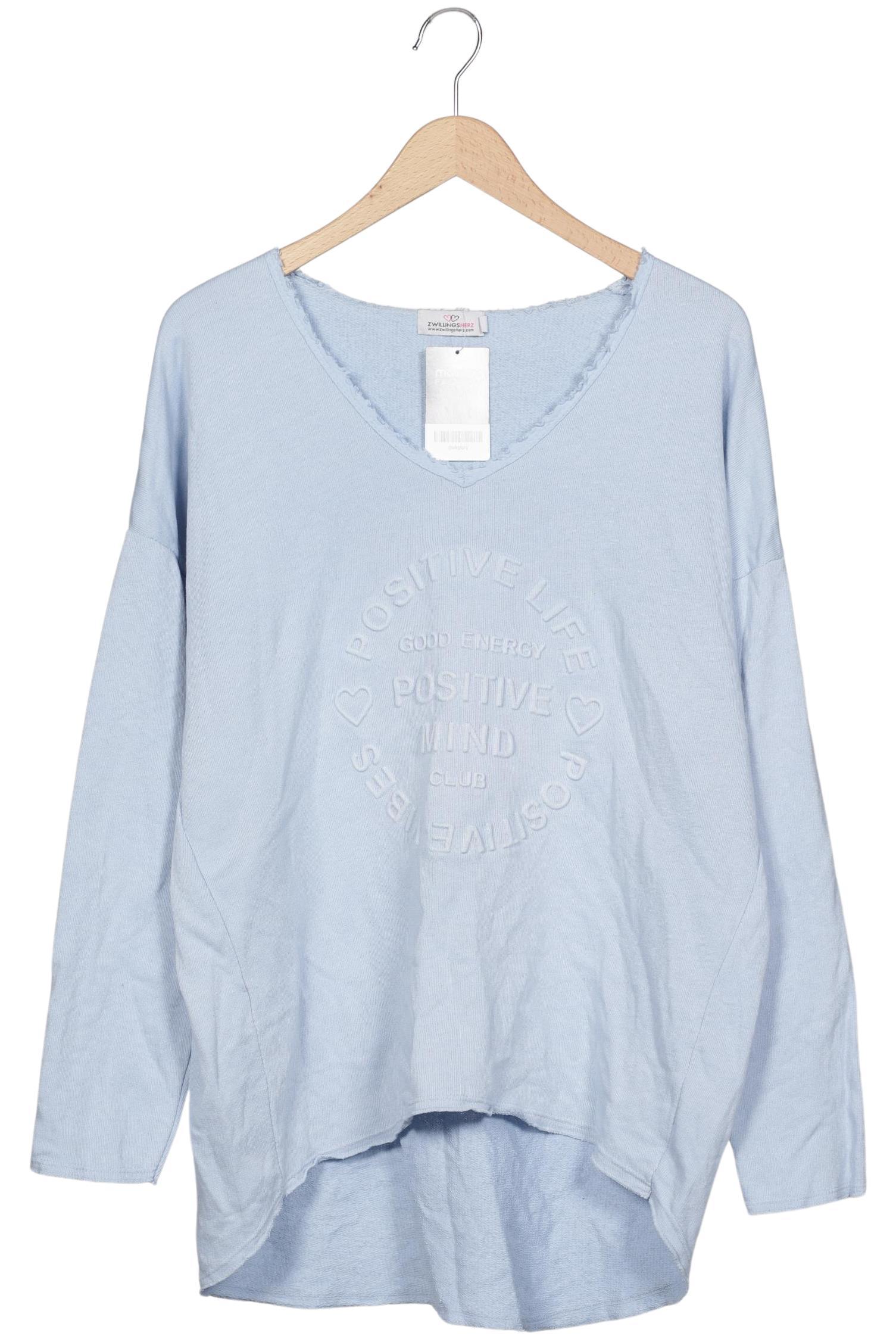 

Zwillingsherz Damen Sweatshirt, hellblau, Gr. 42