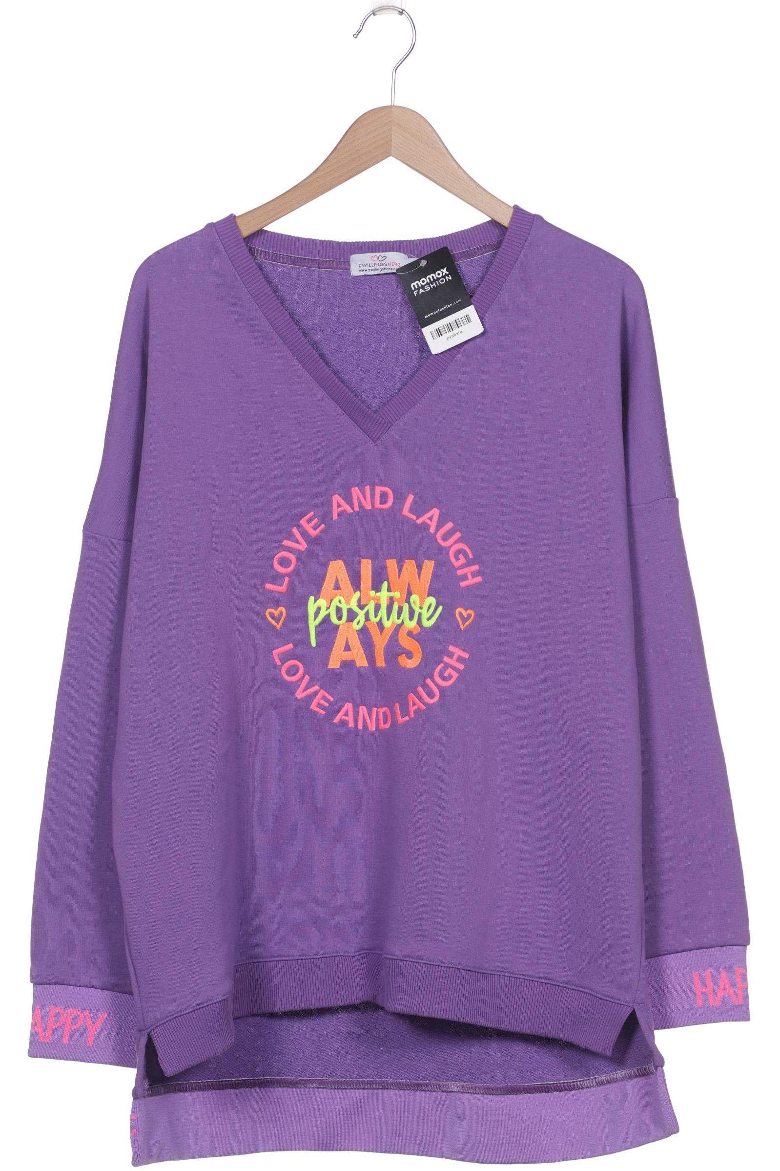 

Zwillingsherz Damen Sweatshirt, flieder
