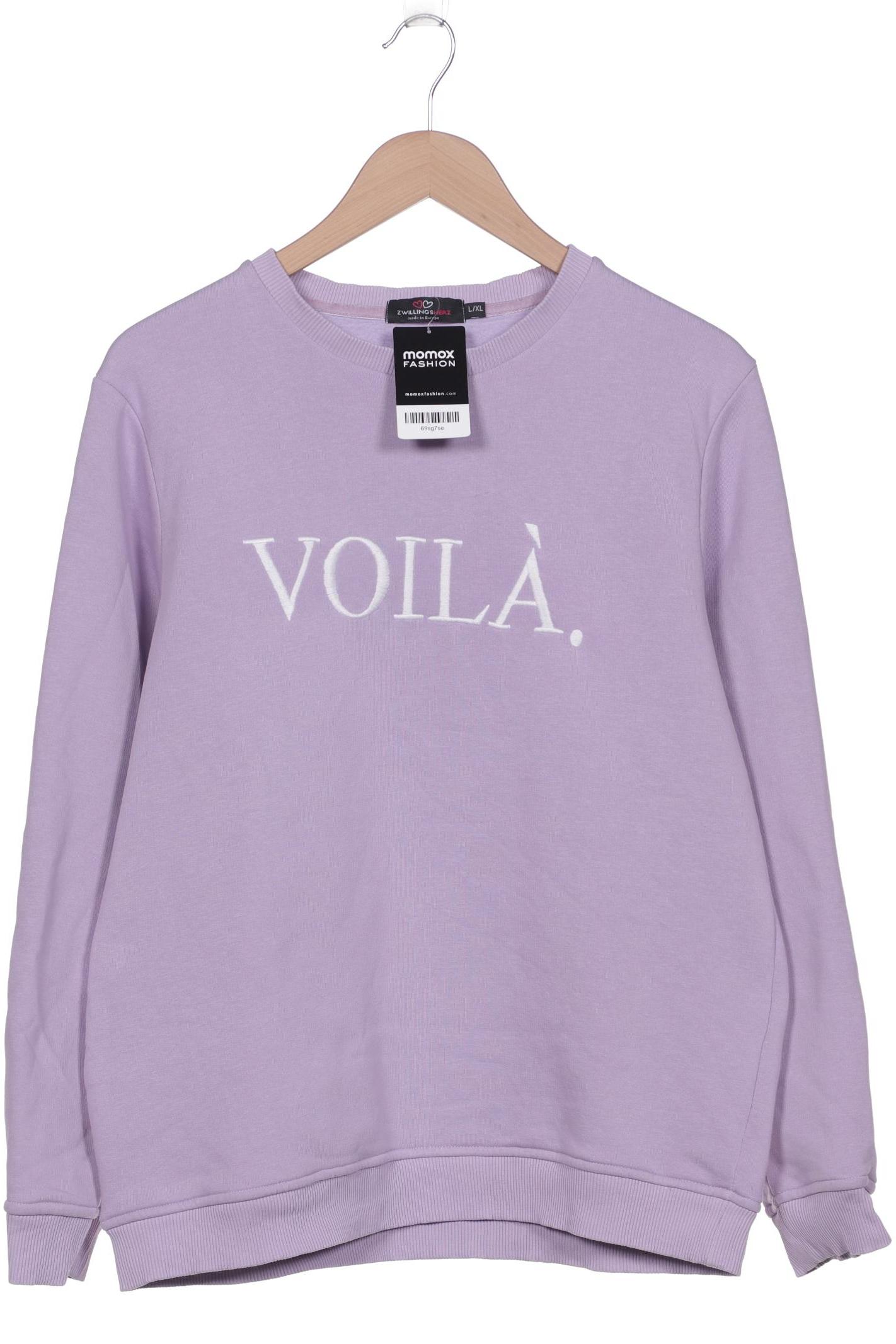 

Zwillingsherz Damen Sweatshirt, flieder