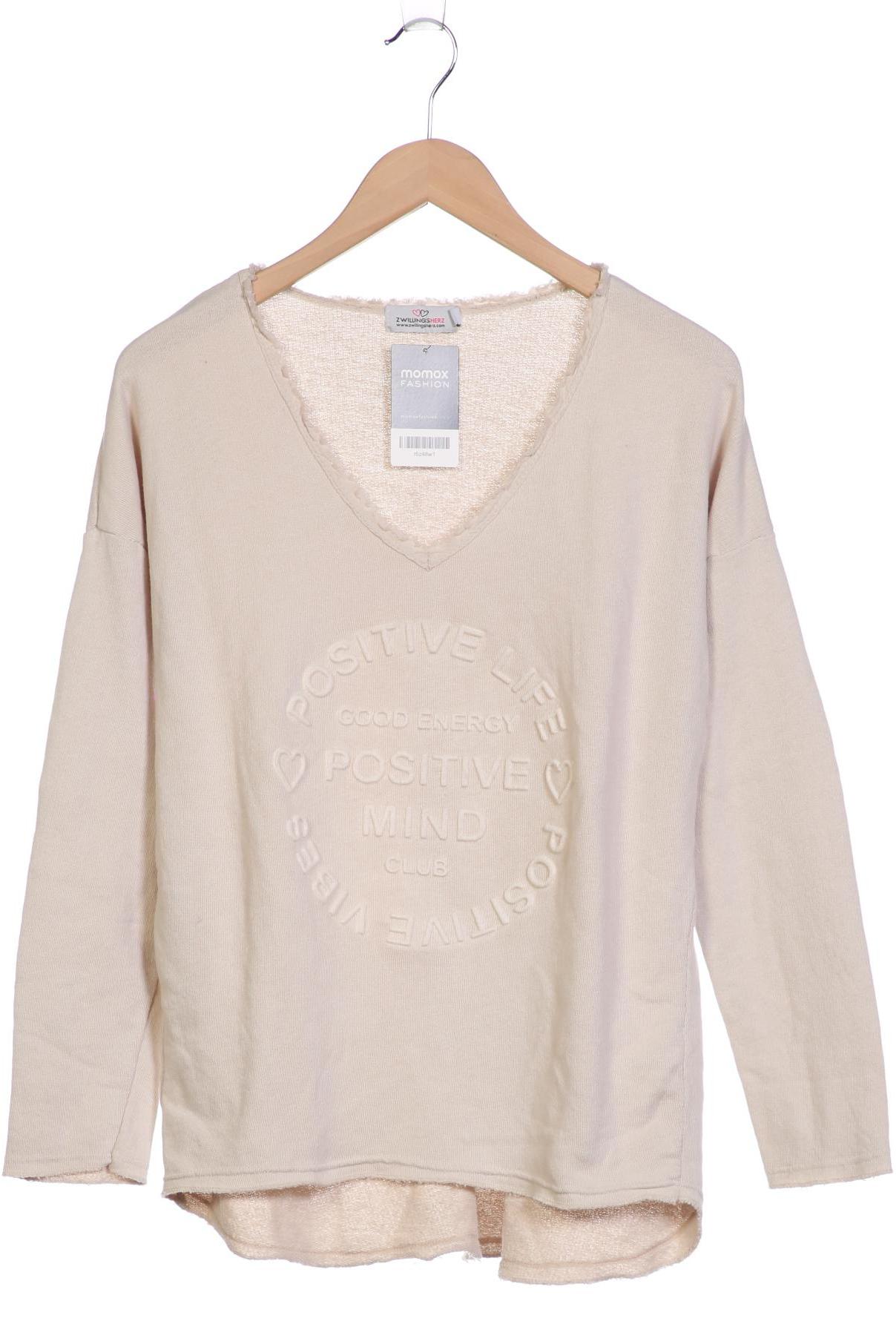 

Zwillingsherz Damen Sweatshirt, beige
