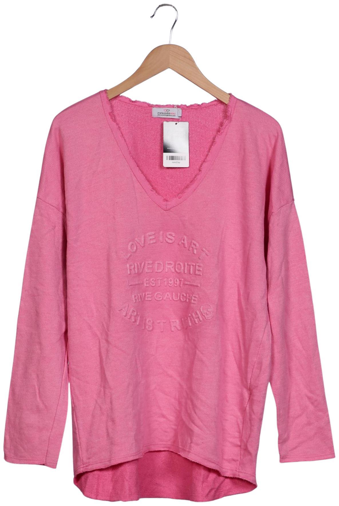 

Zwillingsherz Damen Sweatshirt, pink, Gr. 42