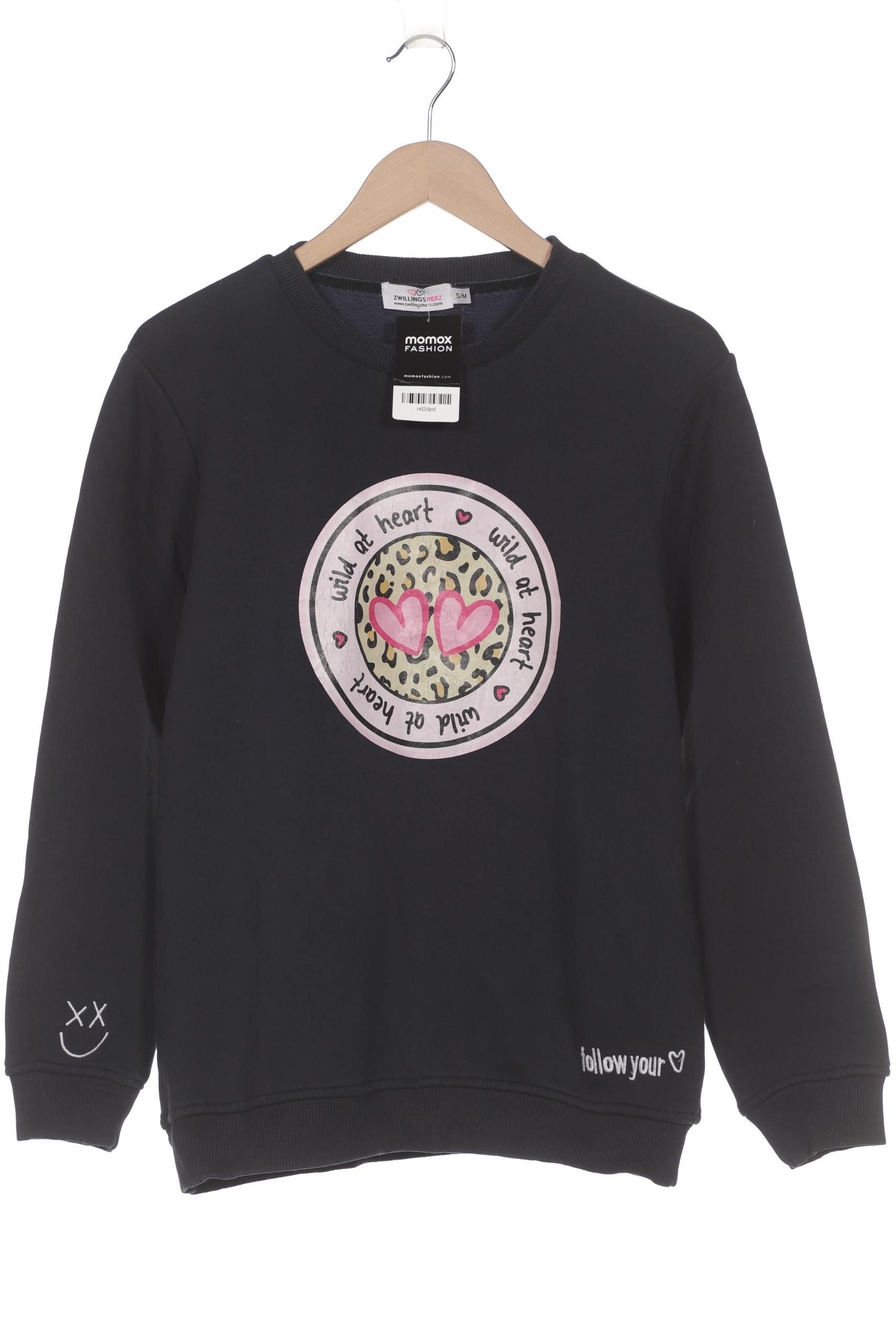 

Zwillingsherz Damen Sweatshirt, marineblau, Gr. 36