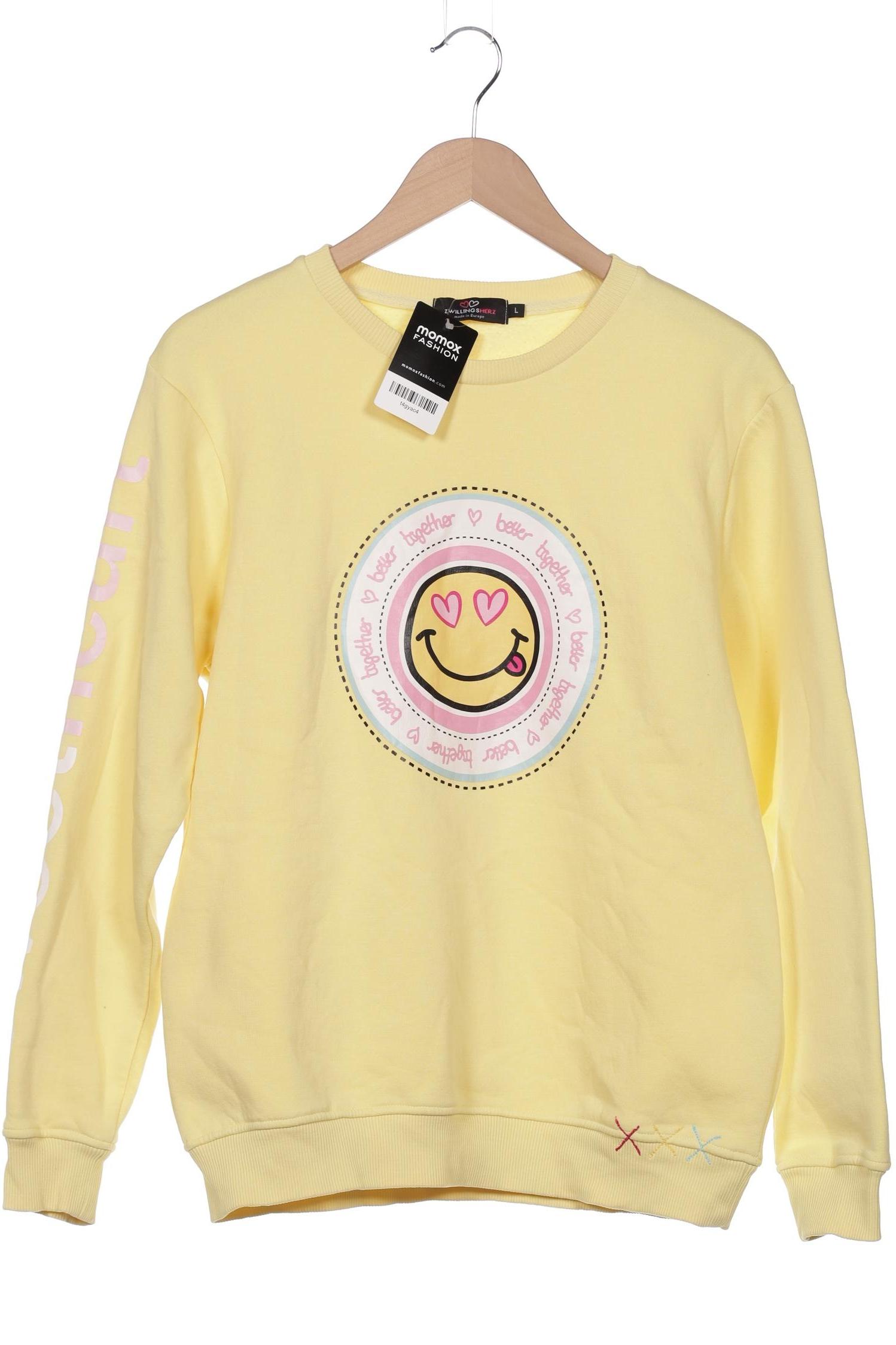 

Zwillingsherz Damen Sweatshirt, gelb, Gr. 42