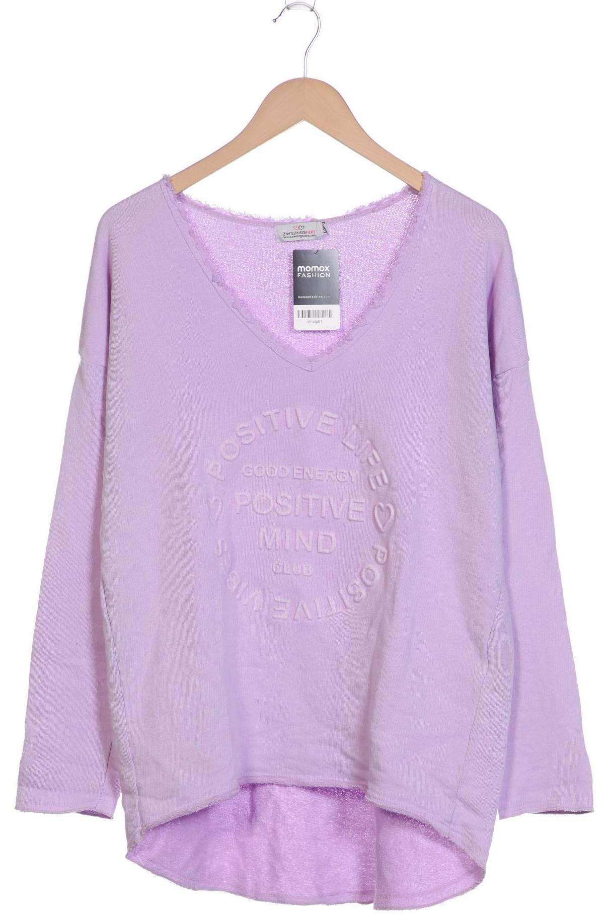 

Zwillingsherz Damen Sweatshirt, flieder
