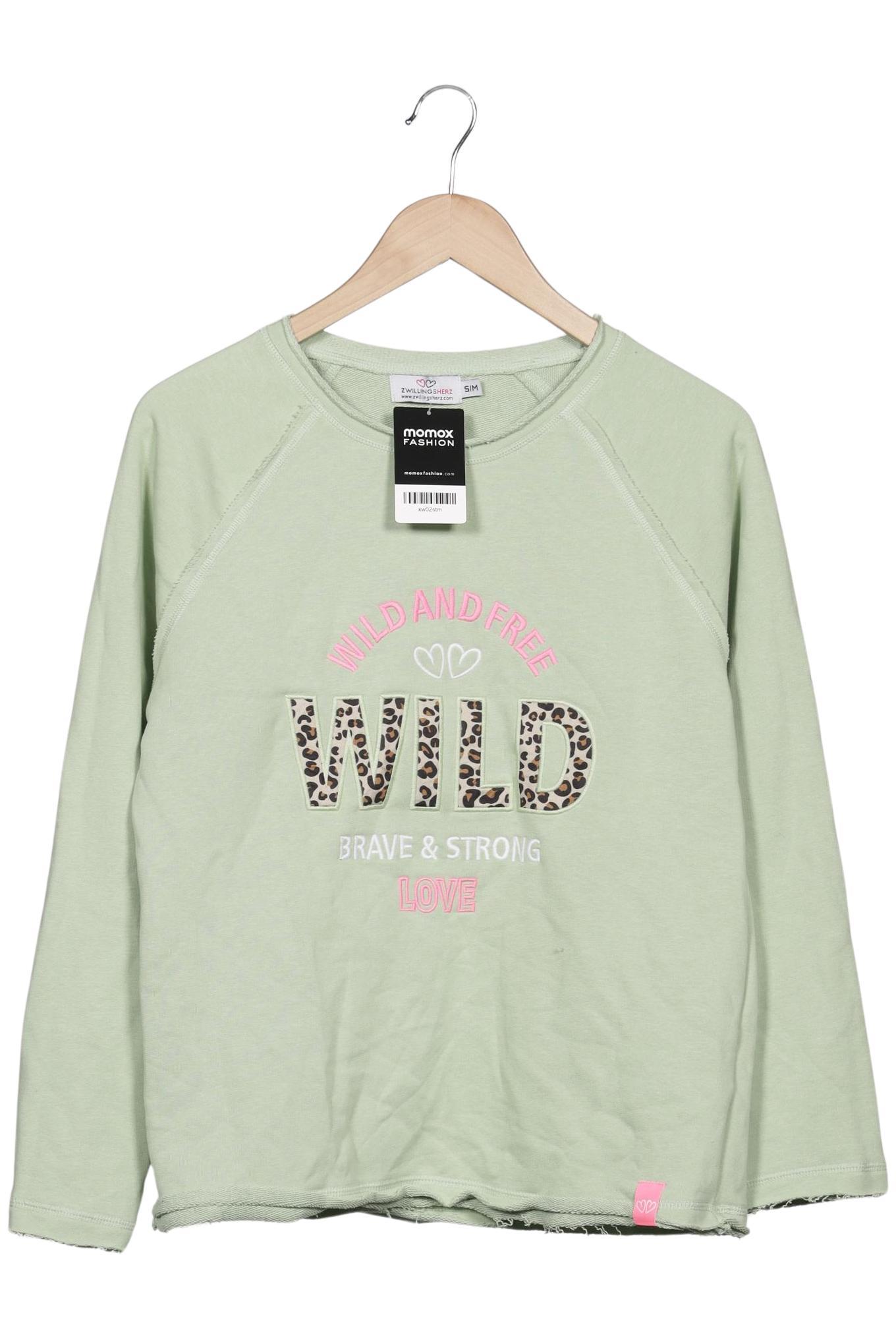 

Zwillingsherz Damen Sweatshirt, hellgrün, Gr. 36