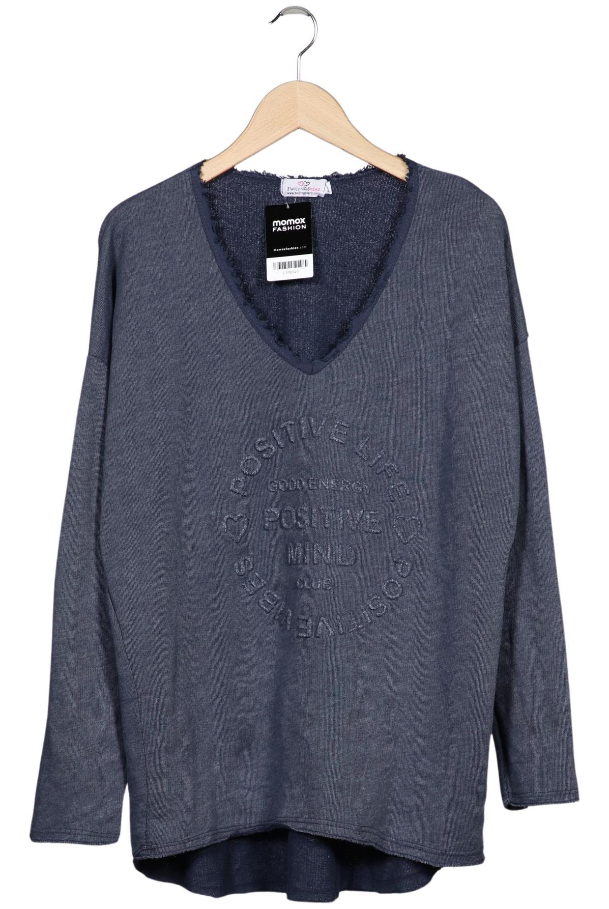 

Zwillingsherz Damen Sweatshirt, marineblau, Gr. 42