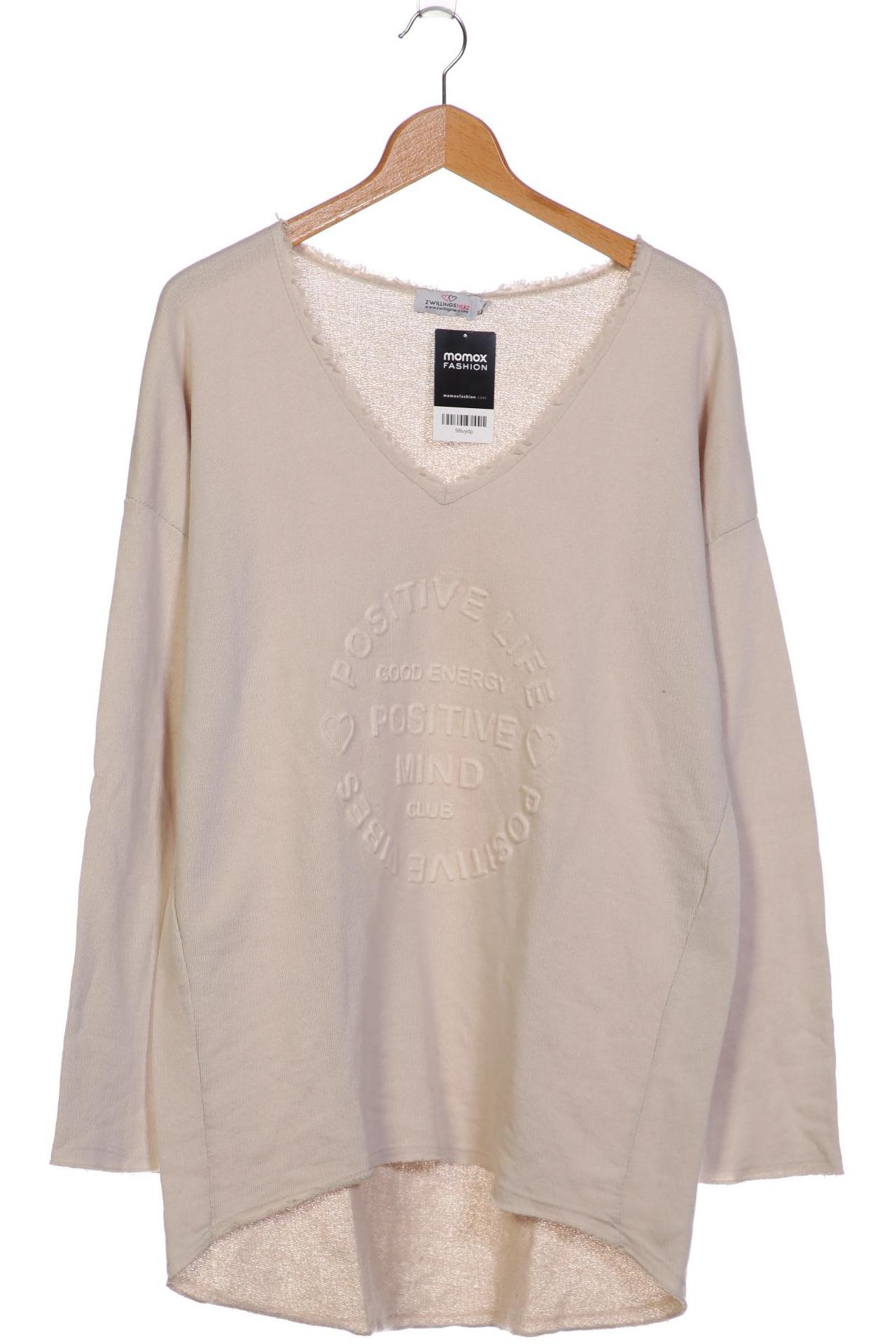 

Zwillingsherz Damen Sweatshirt, beige, Gr. 42