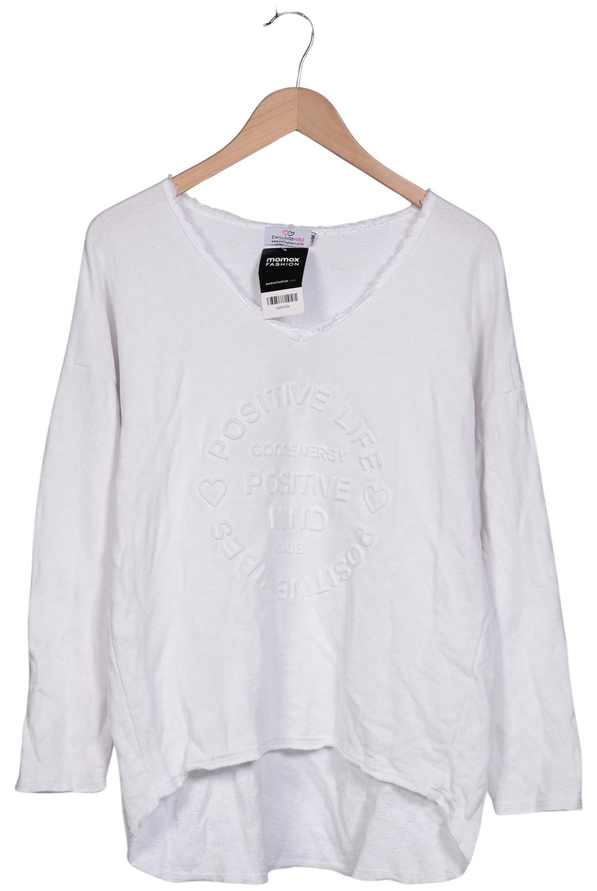 

Zwillingsherz Damen Sweatshirt, weiß, Gr. 36