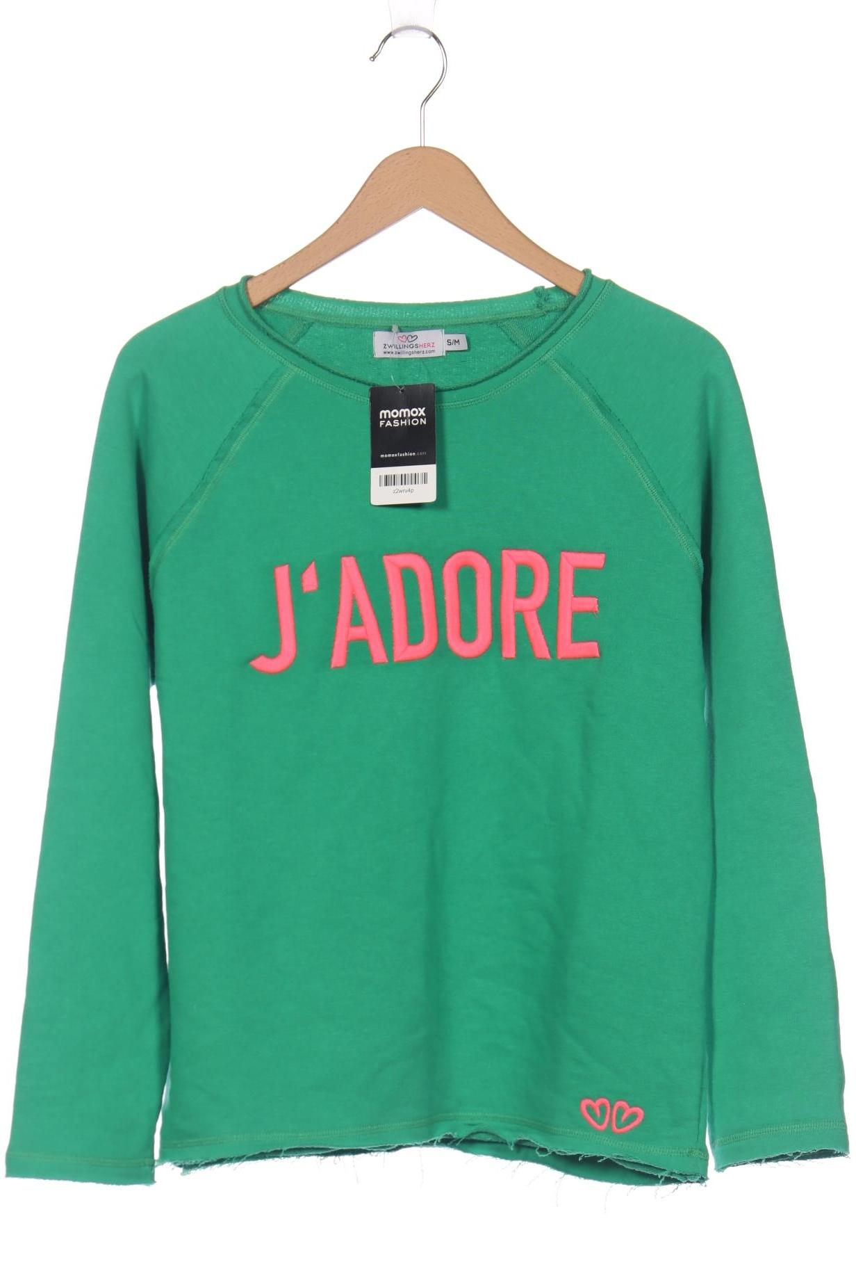 

Zwillingsherz Damen Sweatshirt, grün, Gr. 36