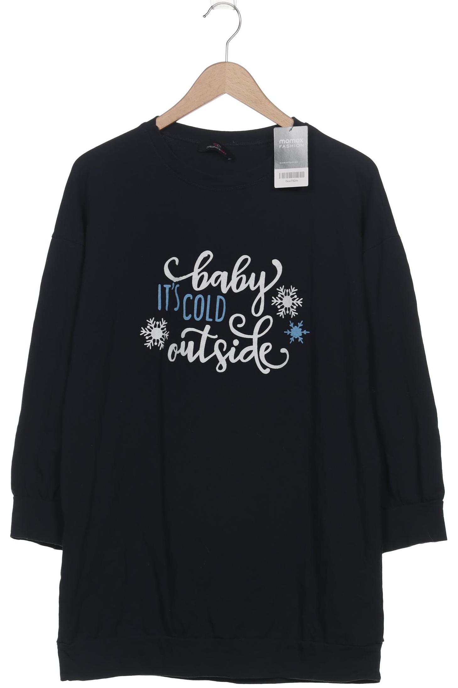 

Zwillingsherz Damen Sweatshirt, schwarz, Gr. 42