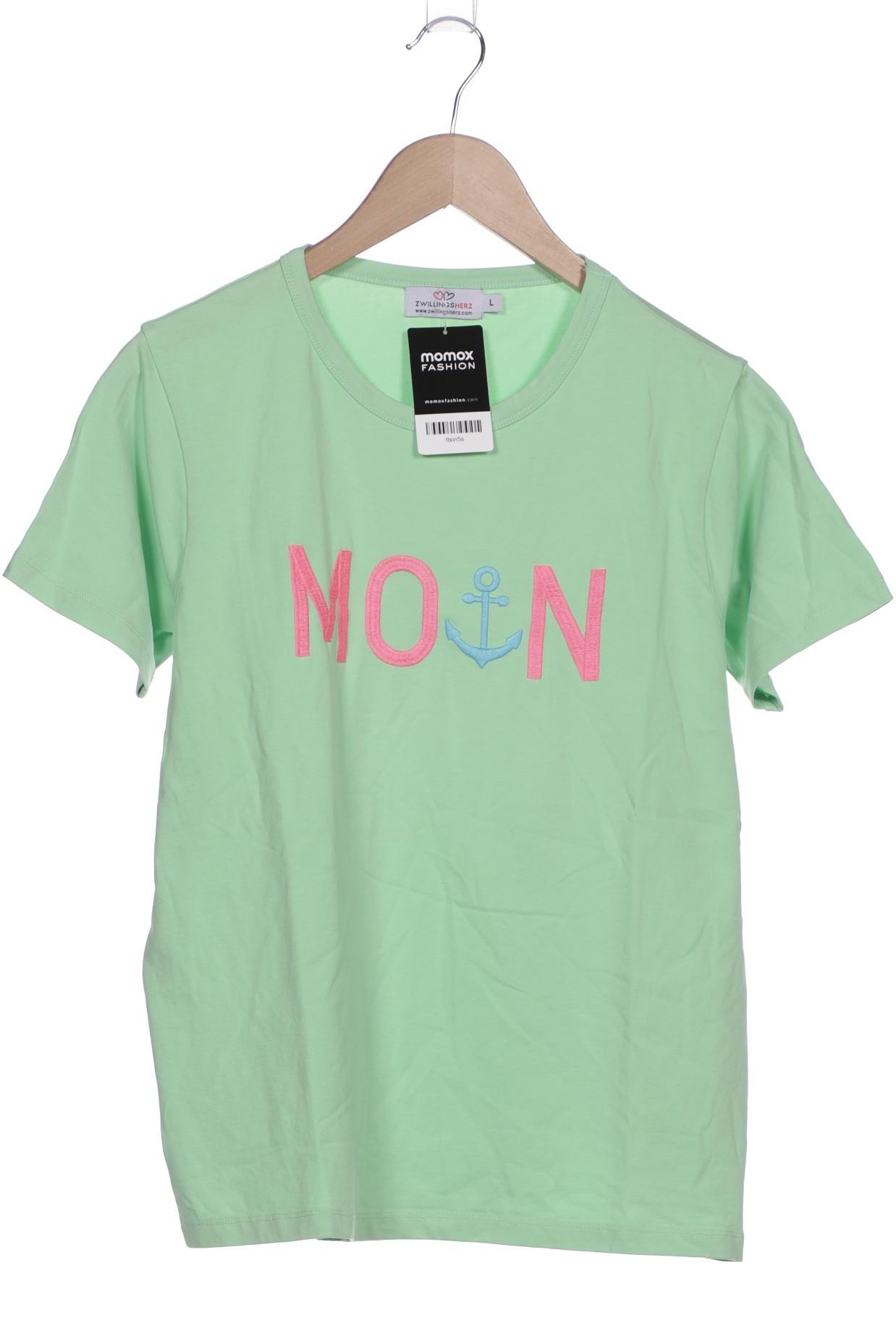 

Zwillingsherz Damen T-Shirt, grün, Gr. 42
