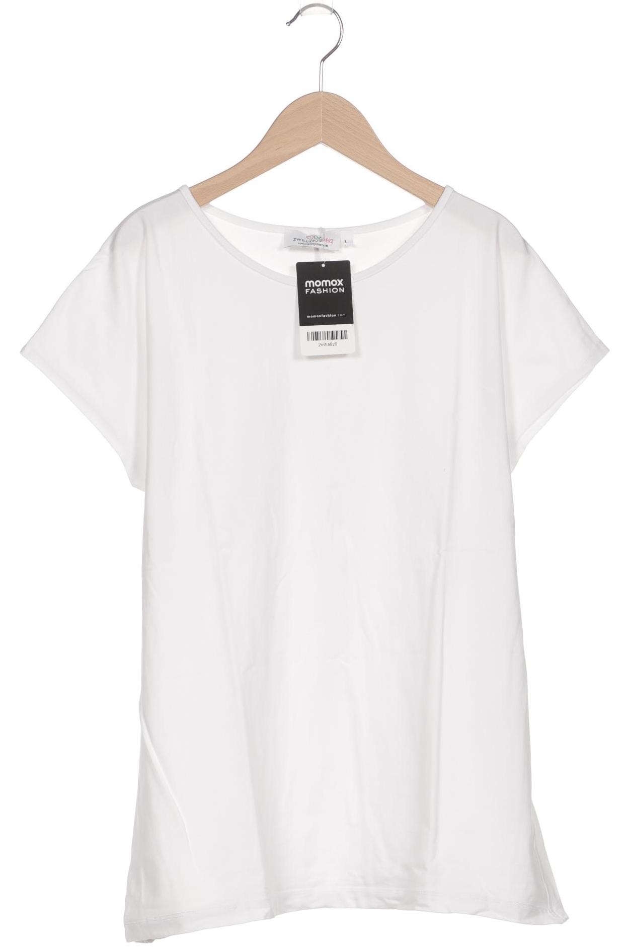 

Zwillingsherz Damen T-Shirt, weiß, Gr. 42