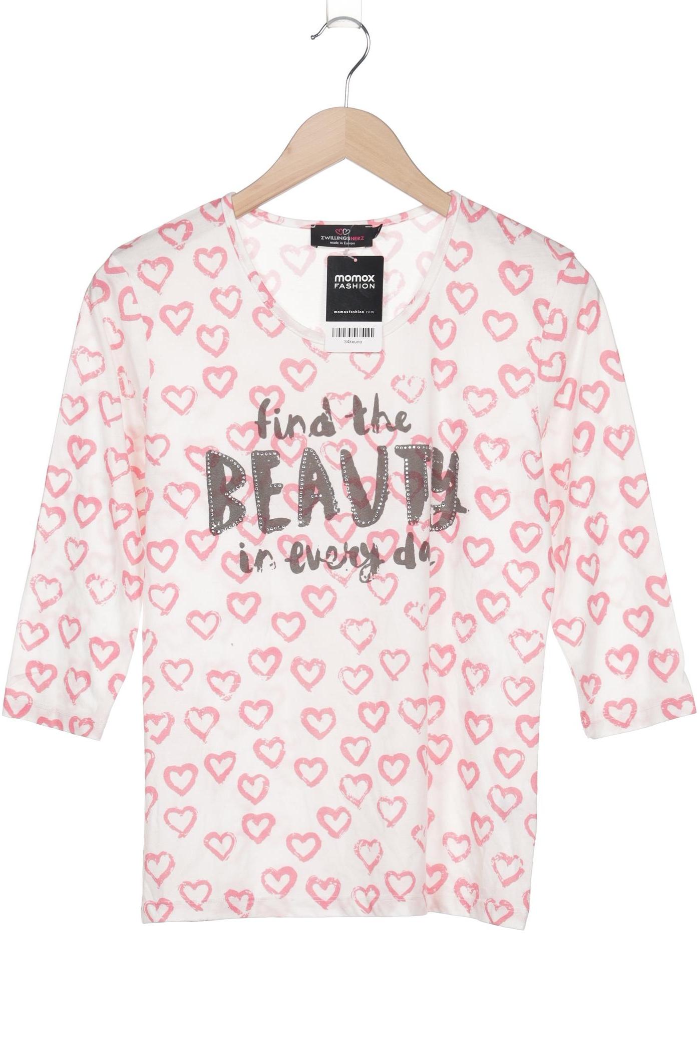 

Zwillingsherz Damen T-Shirt, weiß, Gr. 38