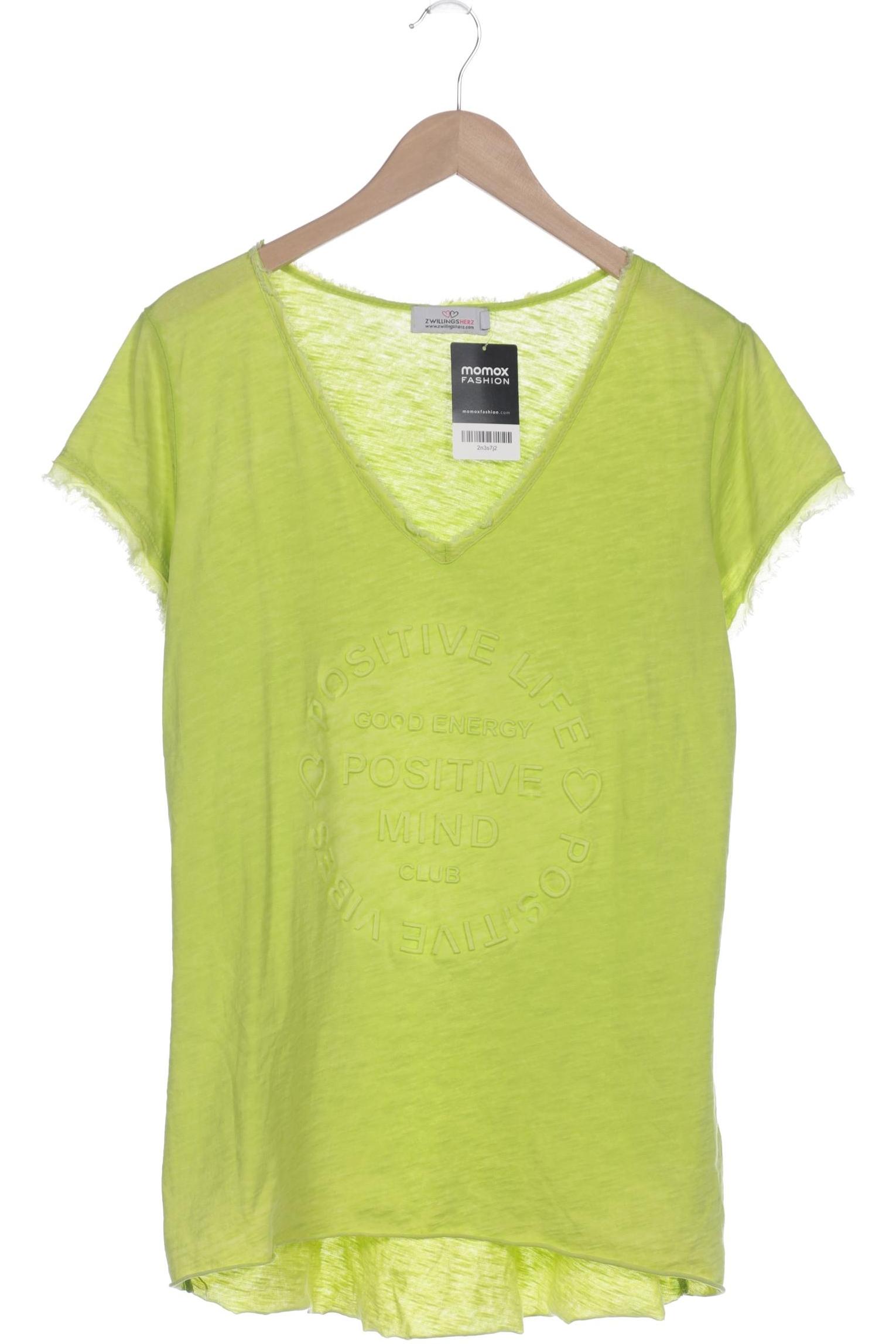 

Zwillingsherz Damen T-Shirt, hellgrün, Gr. 42