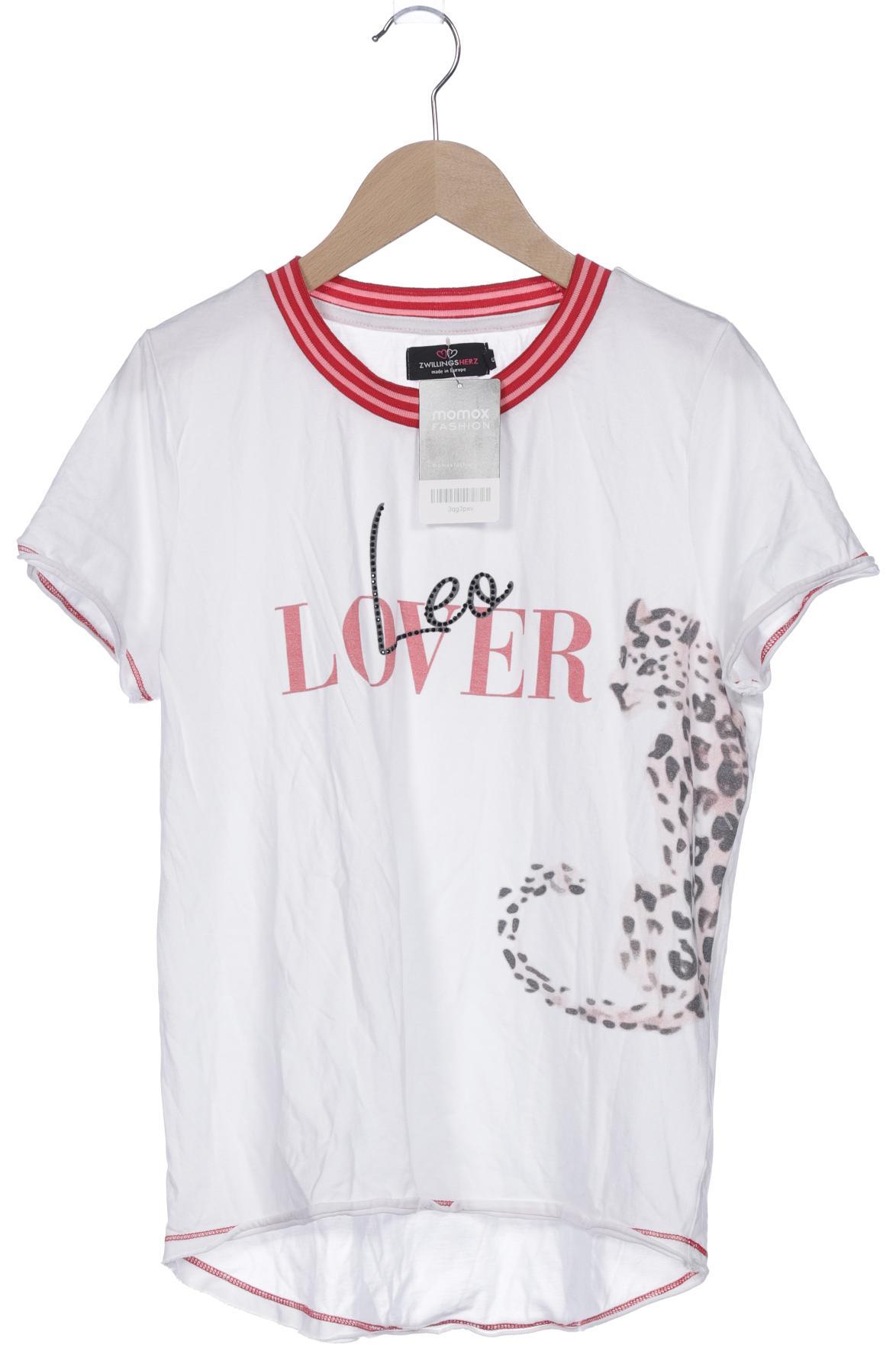 

Zwillingsherz Damen T-Shirt, weiß