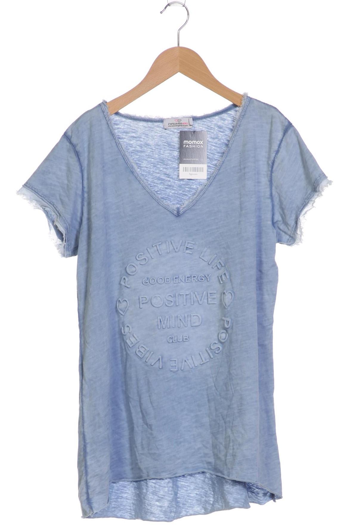 

Zwillingsherz Damen T-Shirt, hellblau