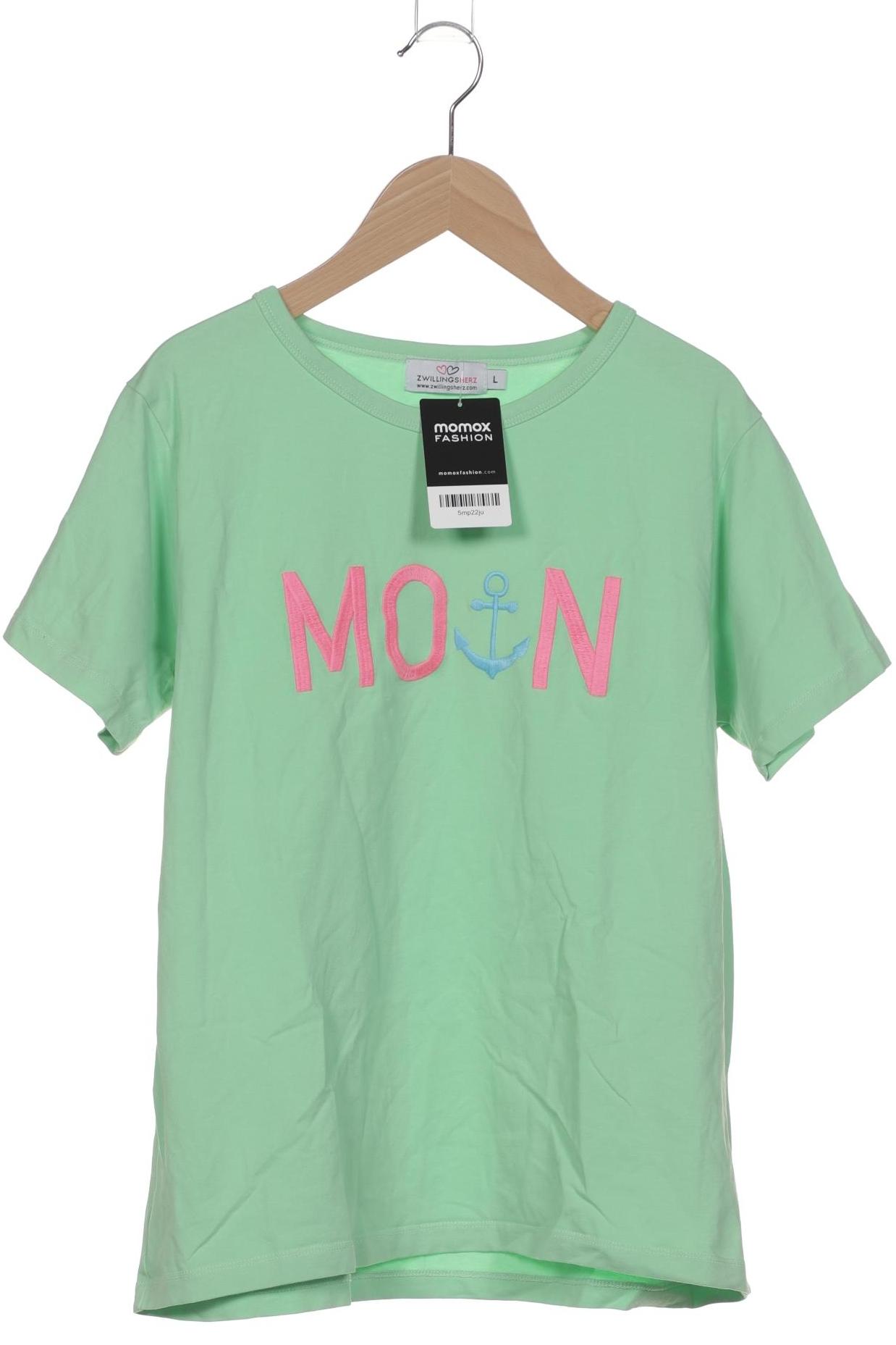 

Zwillingsherz Damen T-Shirt, hellgrün, Gr. 42