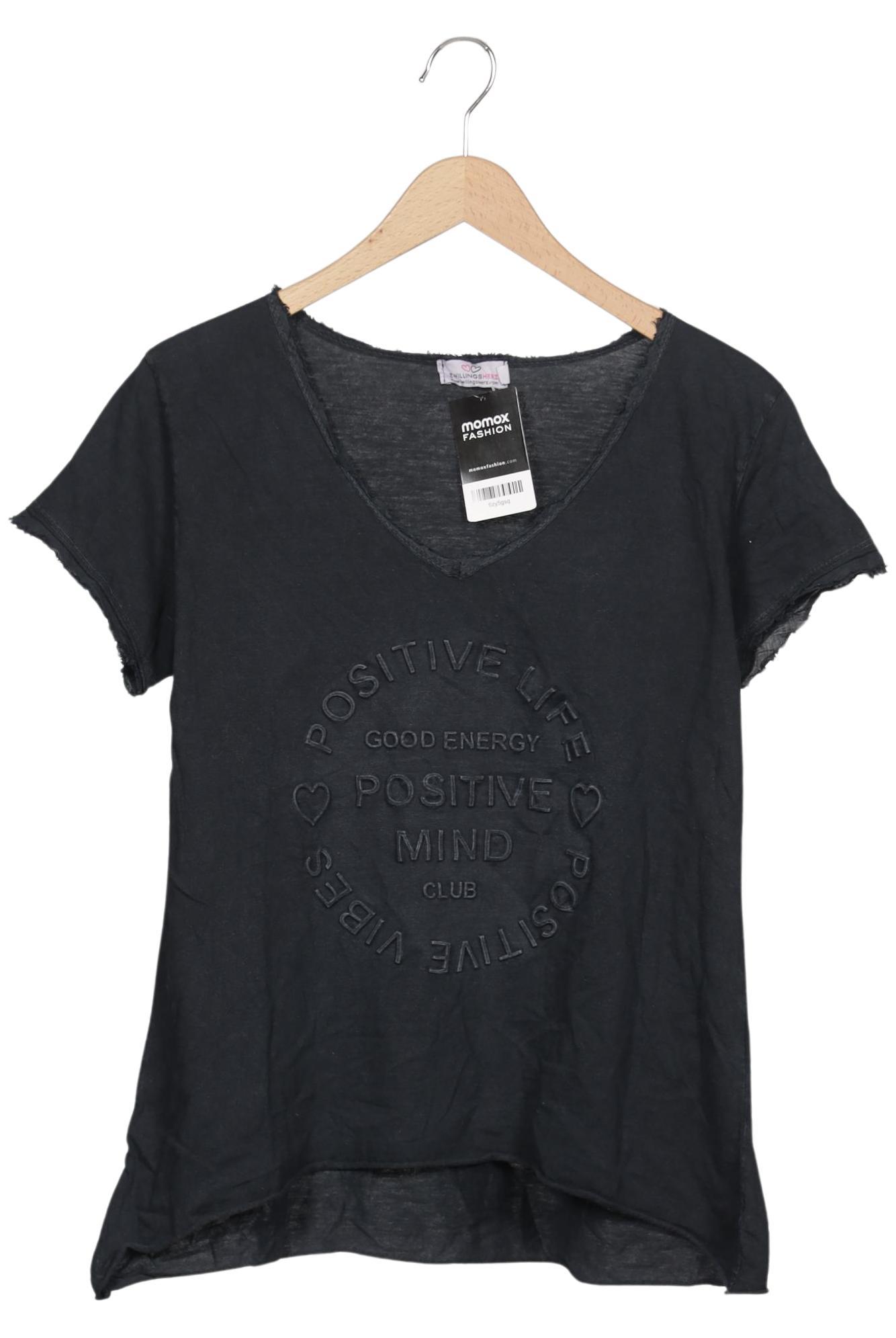 

Zwillingsherz Damen T-Shirt, schwarz, Gr. 42