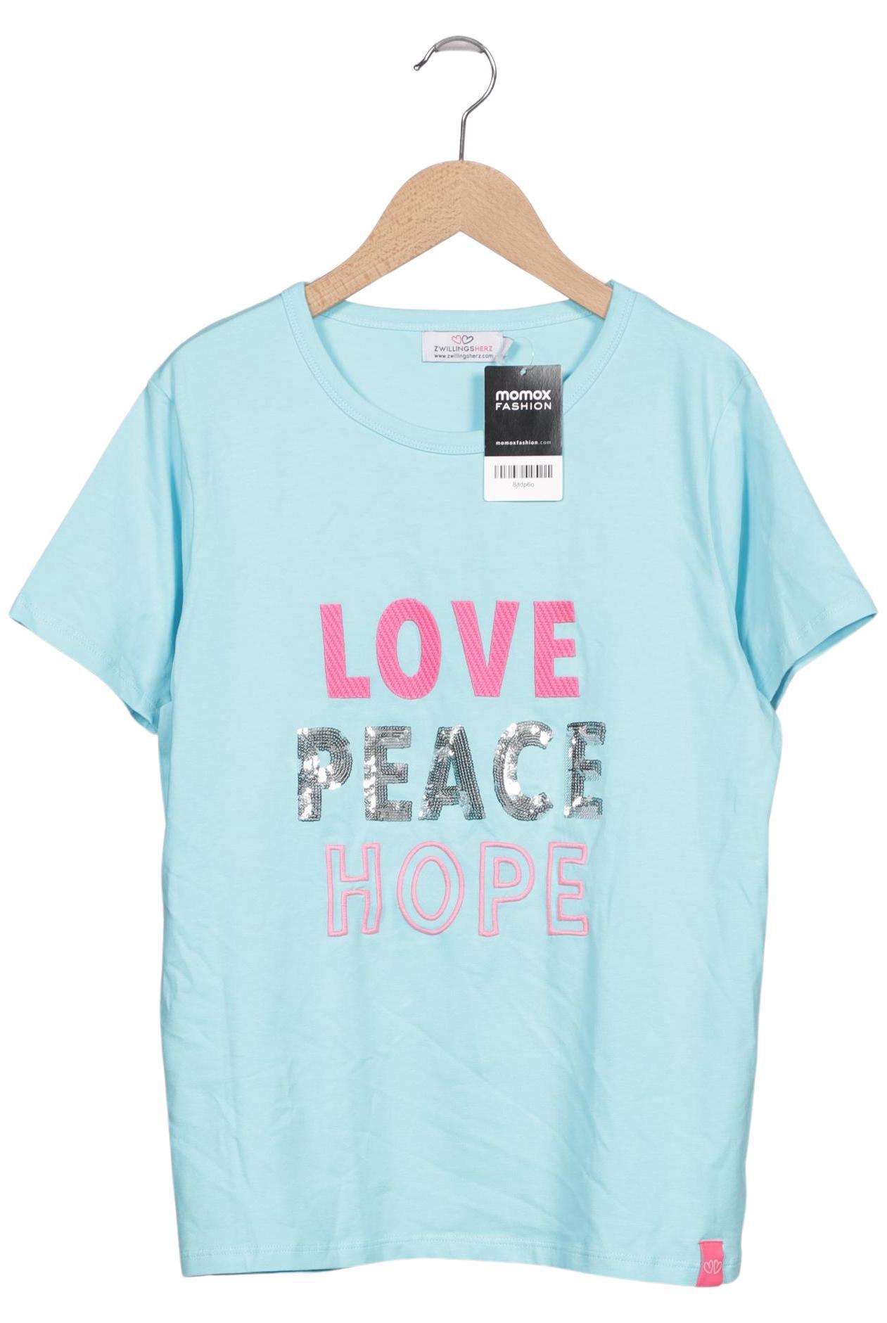 

Zwillingsherz Damen T-Shirt, hellblau, Gr. 36