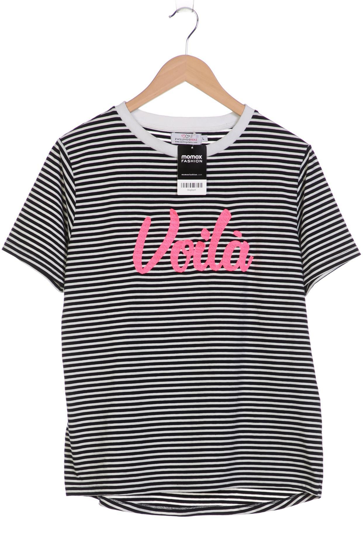 

Zwillingsherz Damen T-Shirt, schwarz, Gr. 42