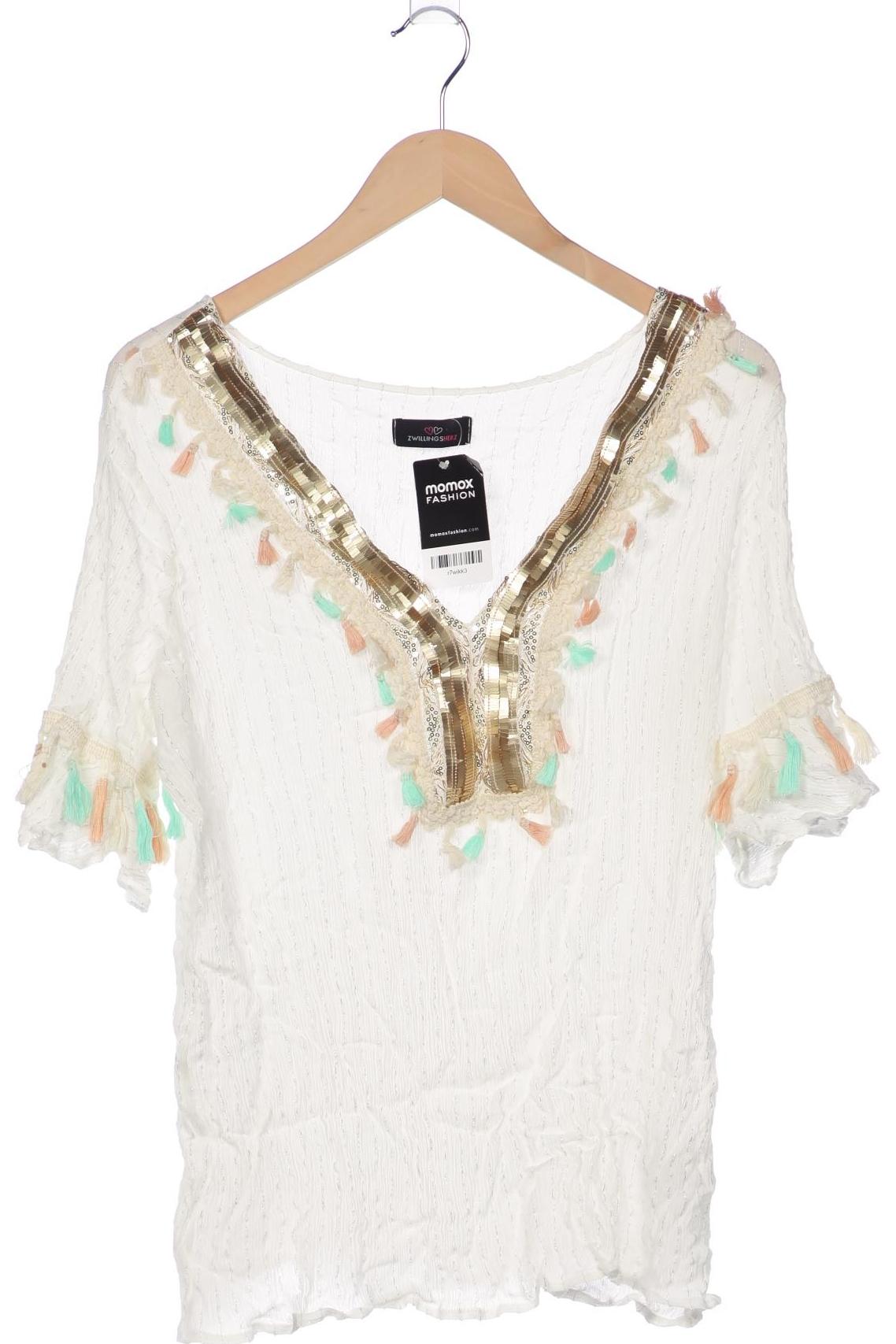 

Zwillingsherz Damen T-Shirt, cremeweiß, Gr. 38