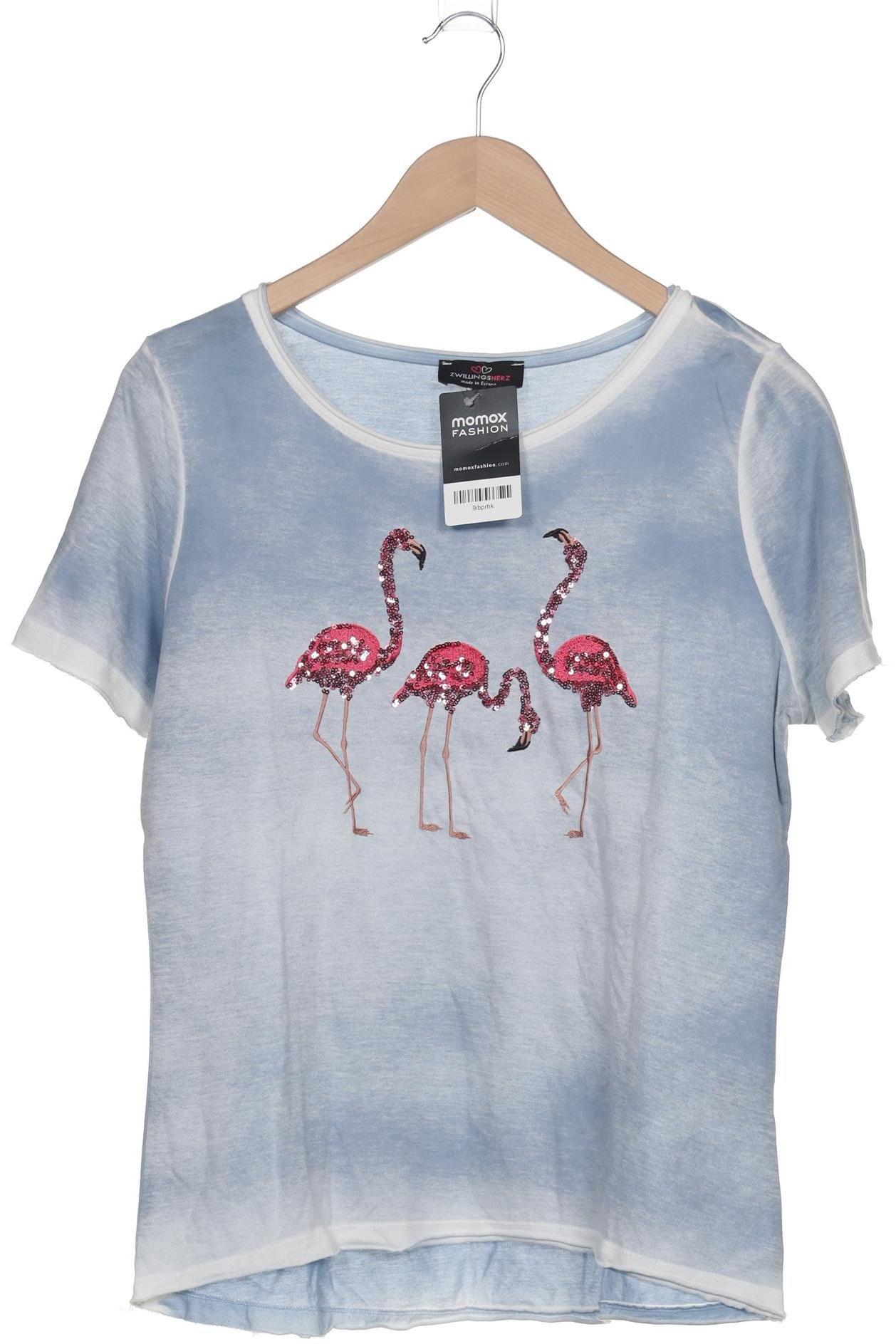 

Zwillingsherz Damen T-Shirt, blau, Gr. 36
