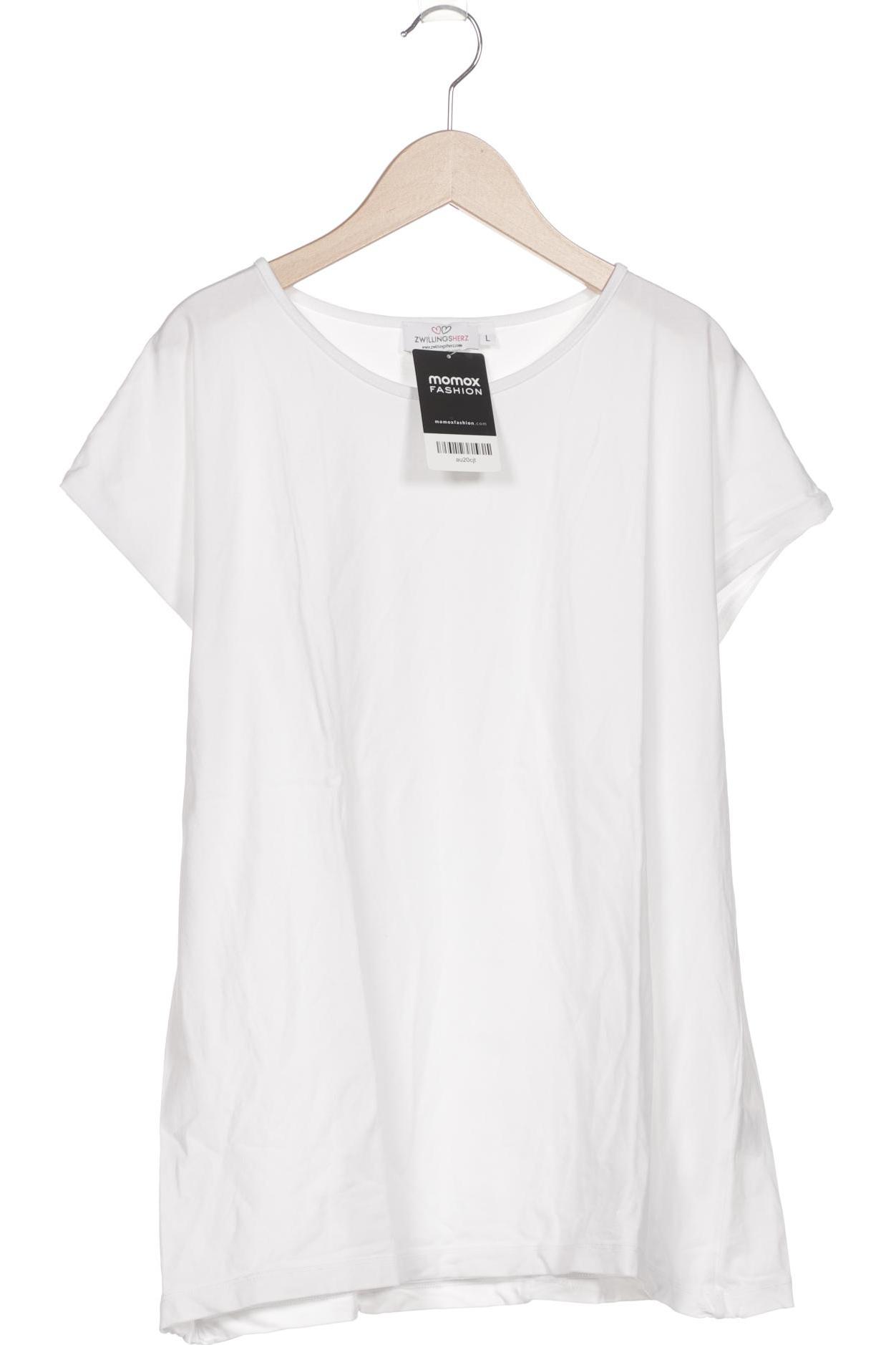 

Zwillingsherz Damen T-Shirt, weiß, Gr. 42