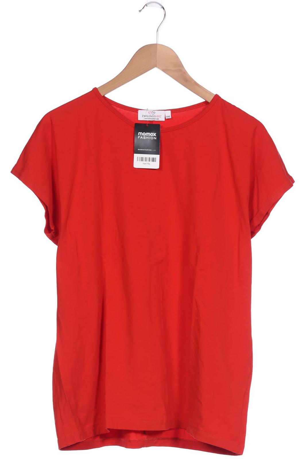 

Zwillingsherz Damen T-Shirt, rot, Gr. 46