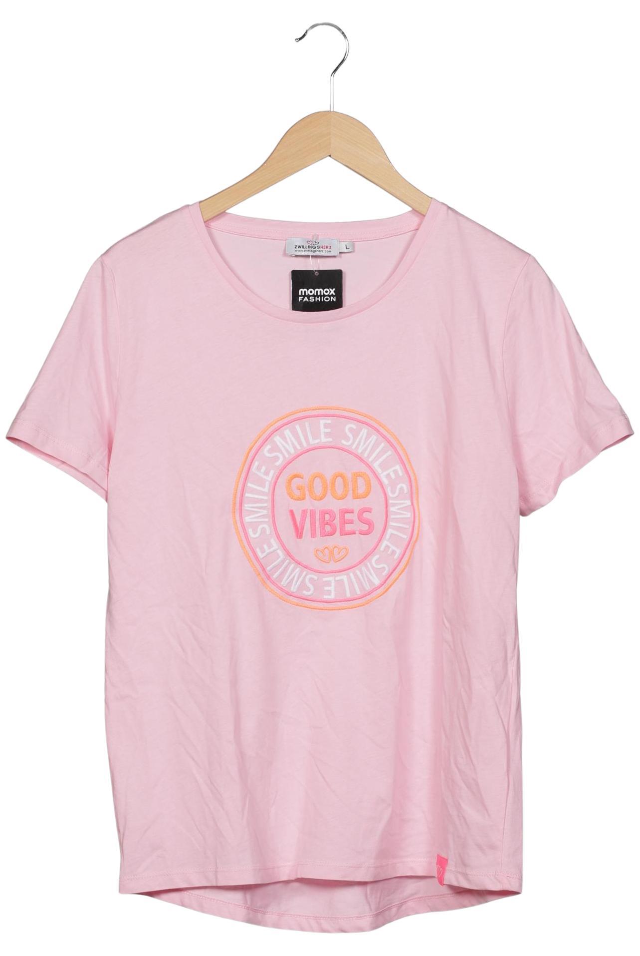 

Zwillingsherz Damen T-Shirt, pink, Gr. 42