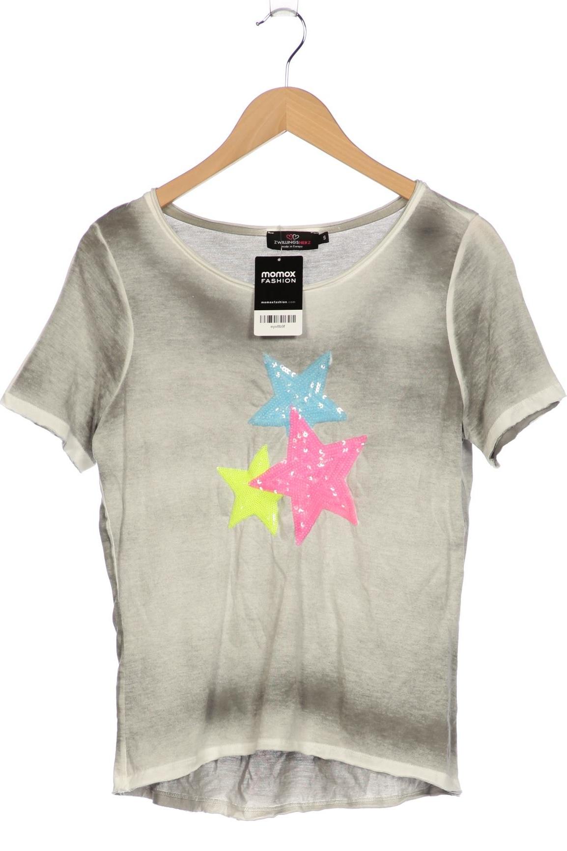 

Zwillingsherz Damen T-Shirt, grau, Gr. 36
