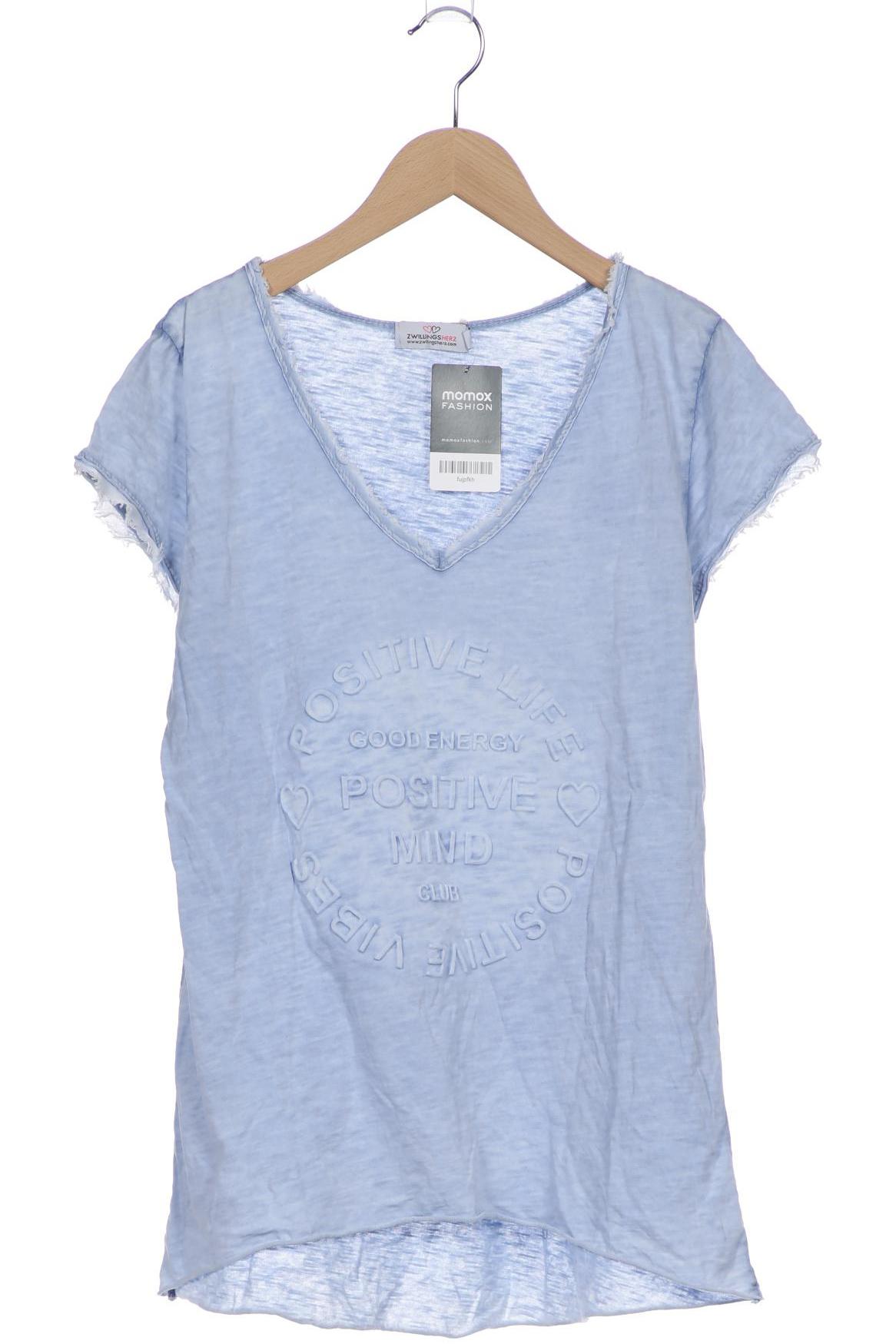 

Zwillingsherz Damen T-Shirt, hellblau, Gr. 36