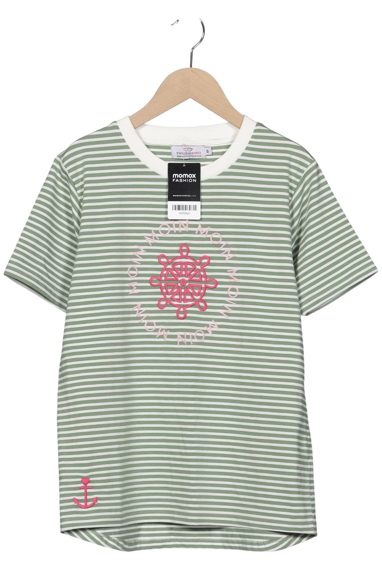 

Zwillingsherz Damen T-Shirt, grün, Gr. 36