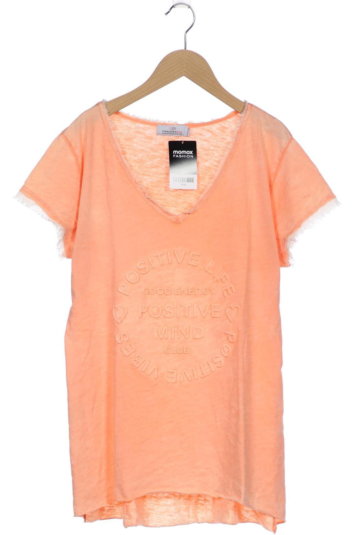 

Zwillingsherz Damen T-Shirt, orange