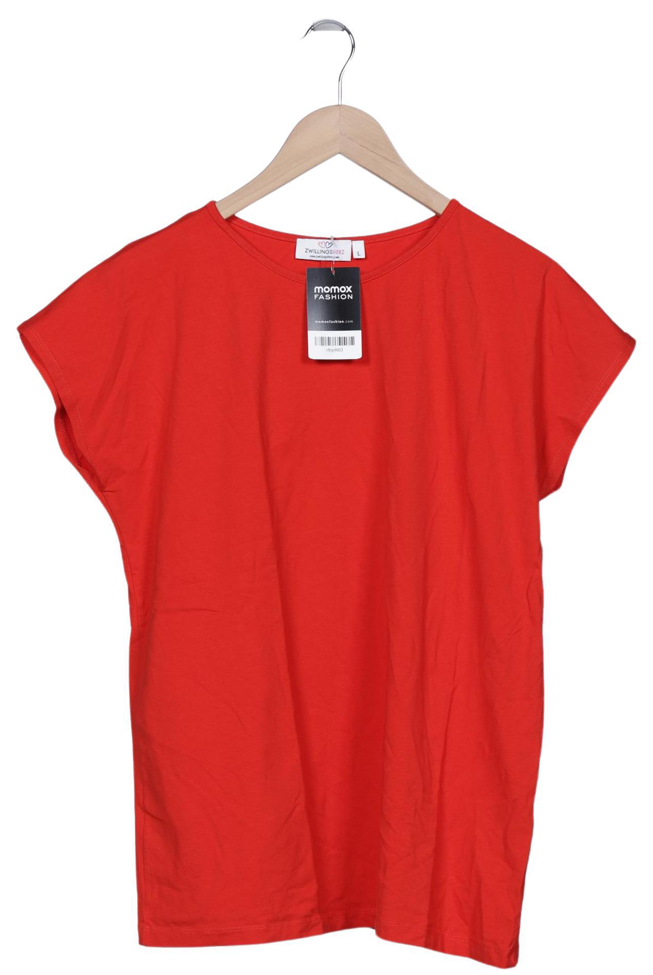 

Zwillingsherz Damen T-Shirt, rot, Gr. 42