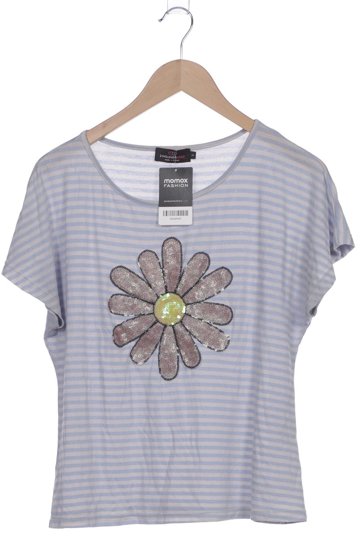 

Zwillingsherz Damen T-Shirt, blau, Gr. 36