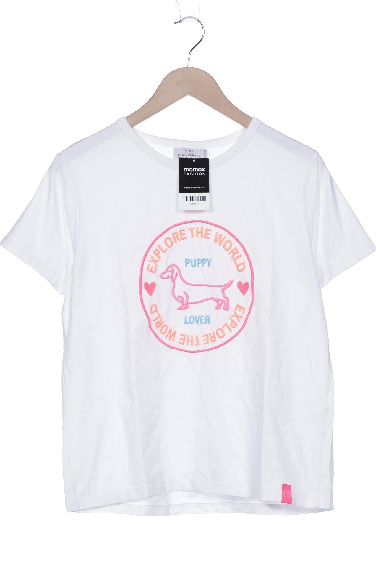 

Zwillingsherz Damen T-Shirt, weiß, Gr. 42