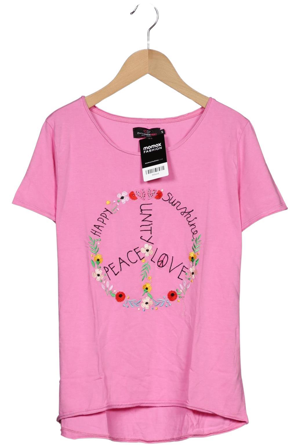 

Zwillingsherz Damen T-Shirt, pink, Gr. 36