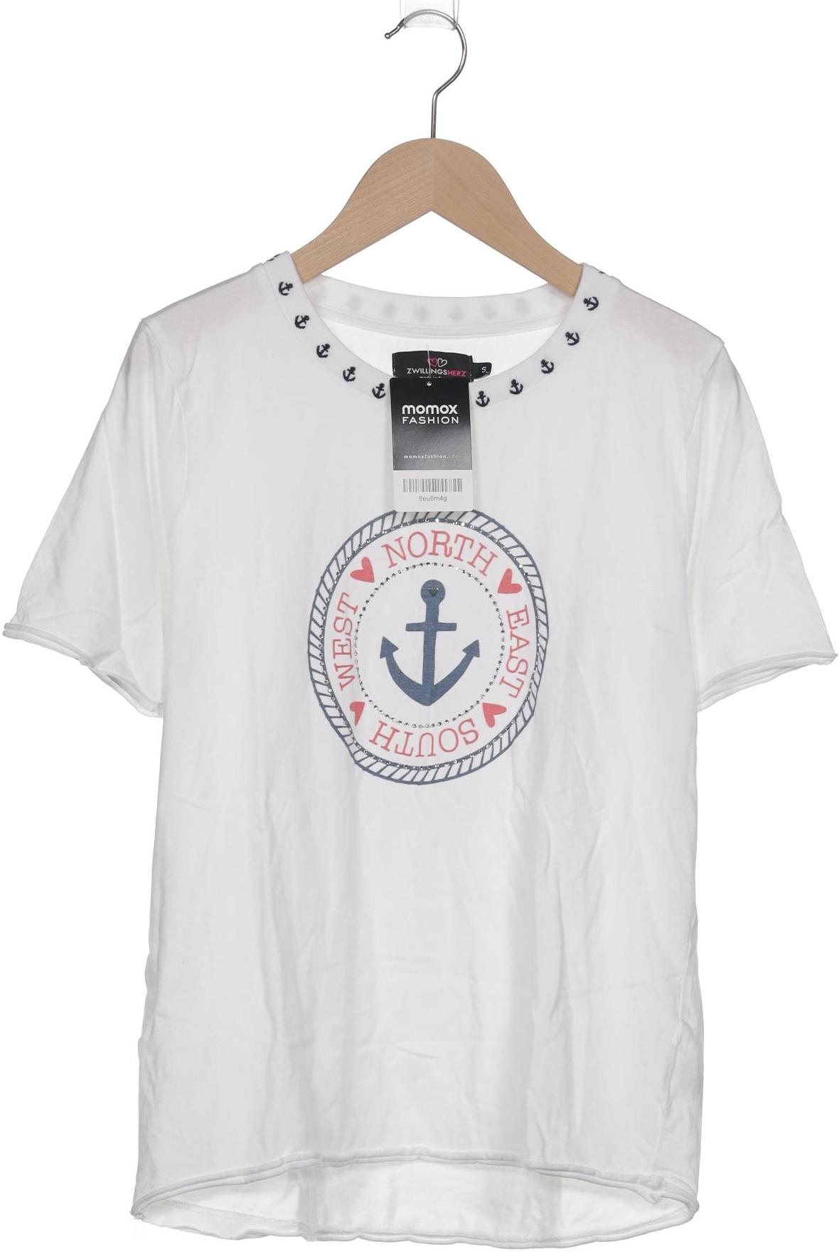 

Zwillingsherz Damen T-Shirt, weiß, Gr. 36