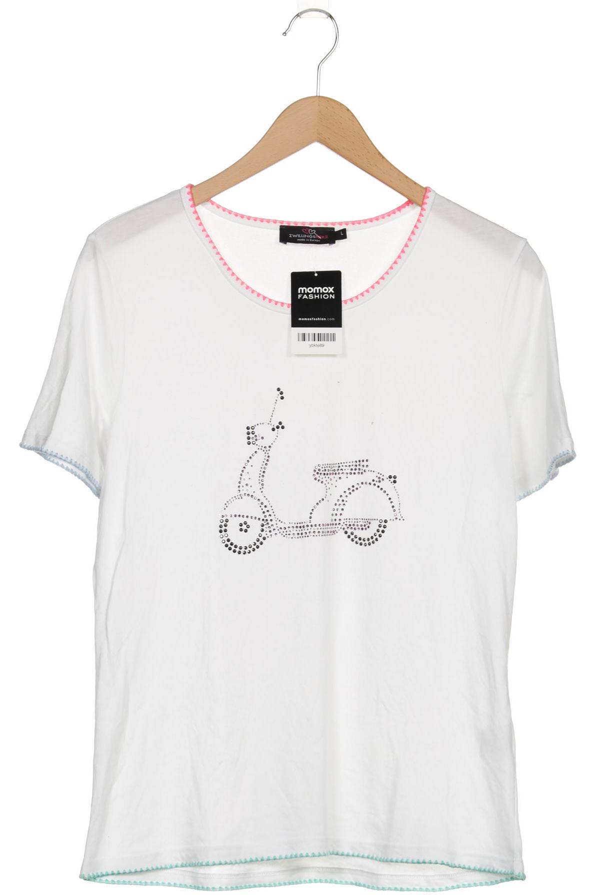 

Zwillingsherz Damen T-Shirt, weiß, Gr. 42