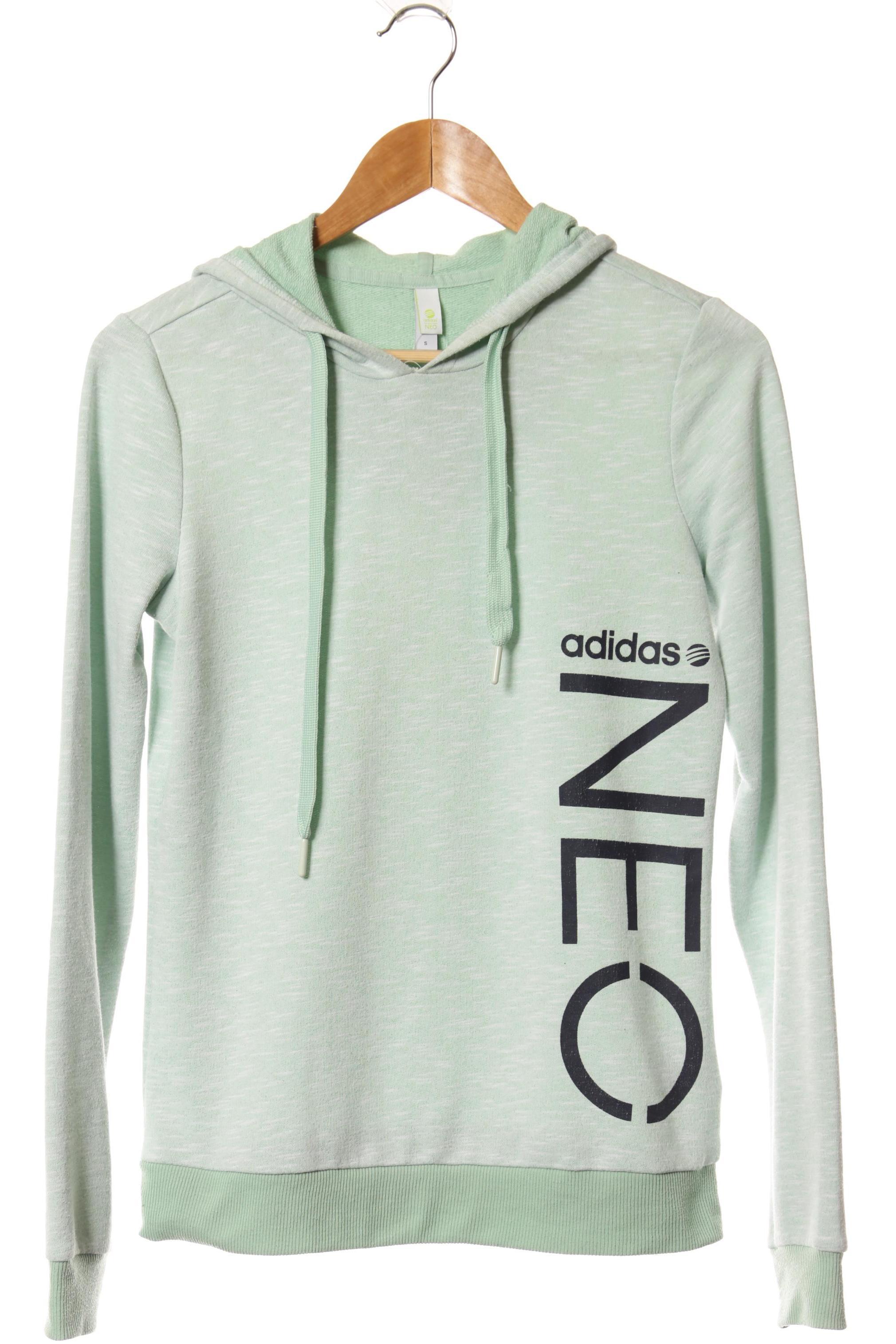 

adidas NEO Damen Kapuzenpullover, grün, Gr.
