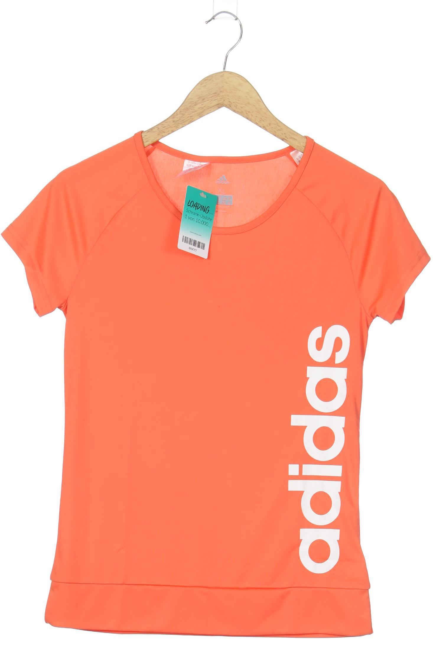 

adidas Damen T-Shirt, orange, Gr.