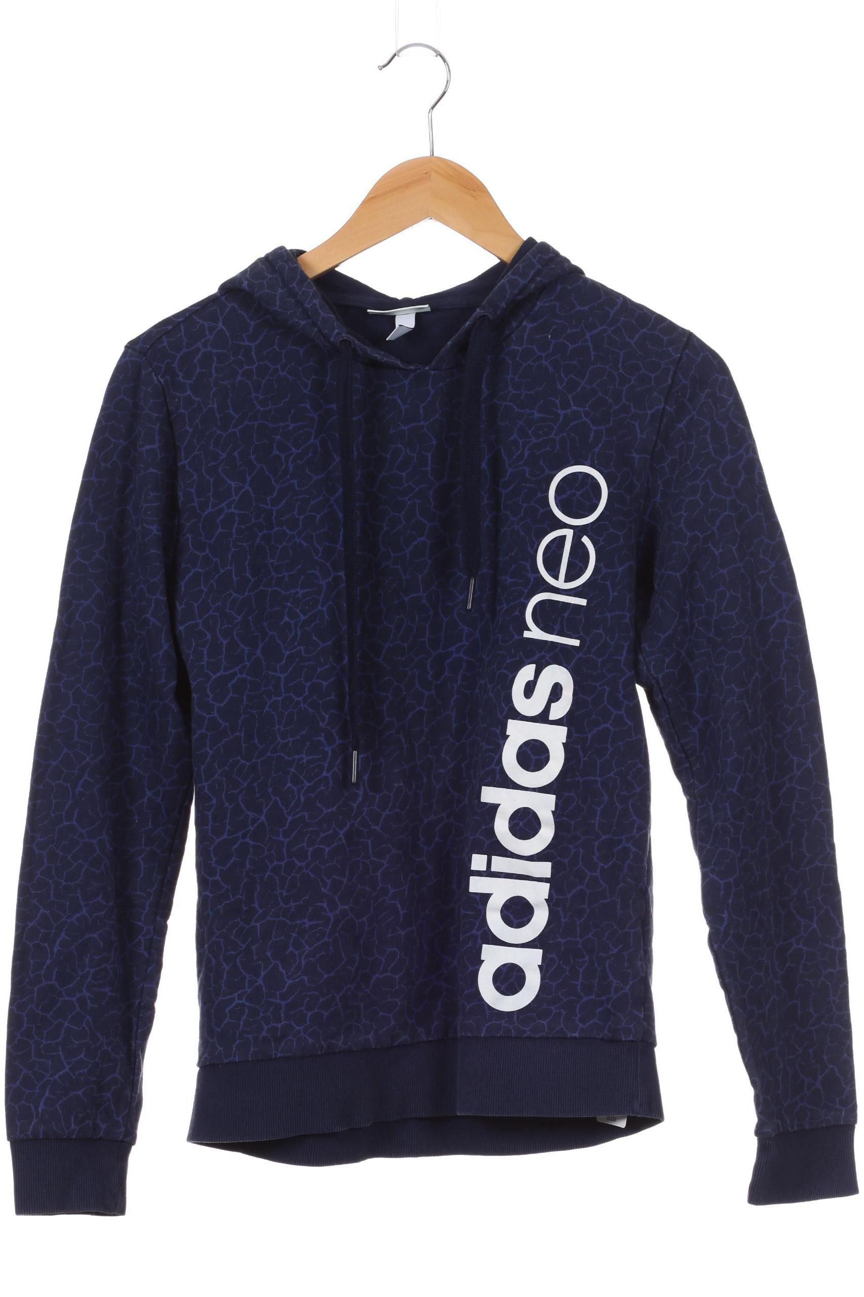 

adidas NEO Damen Kapuzenpullover, blau, Gr.