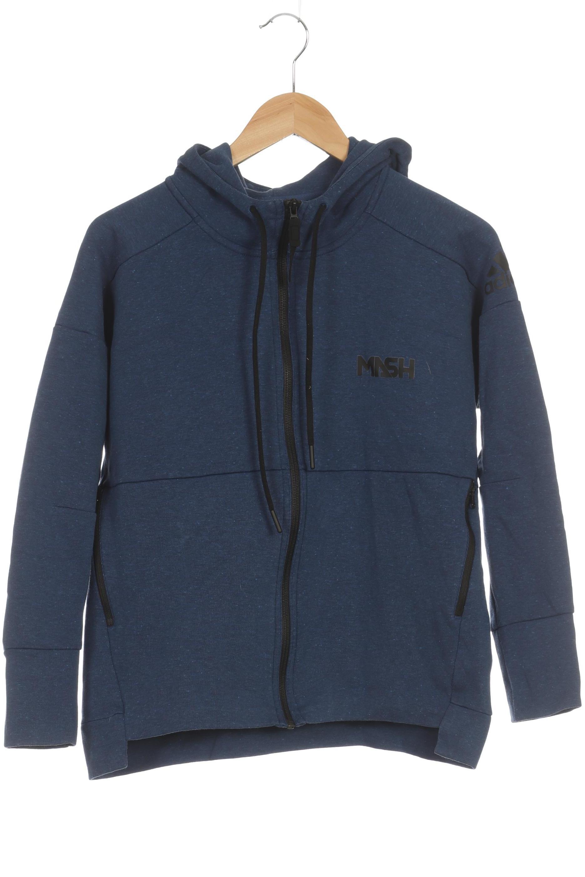 

adidas Damen Kapuzenpullover, blau, Gr.