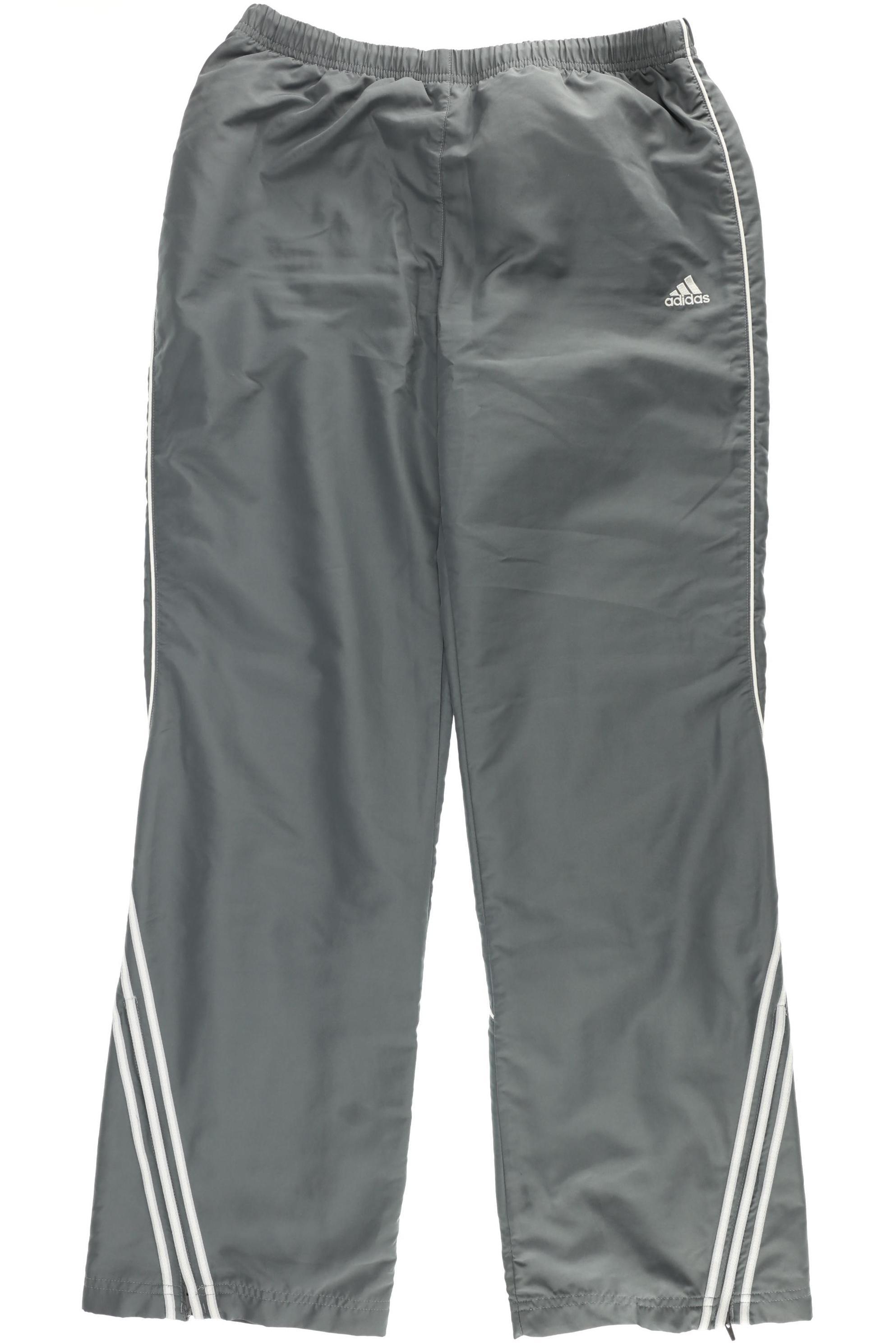 

adidas Damen Stoffhose, grau, Gr. 36