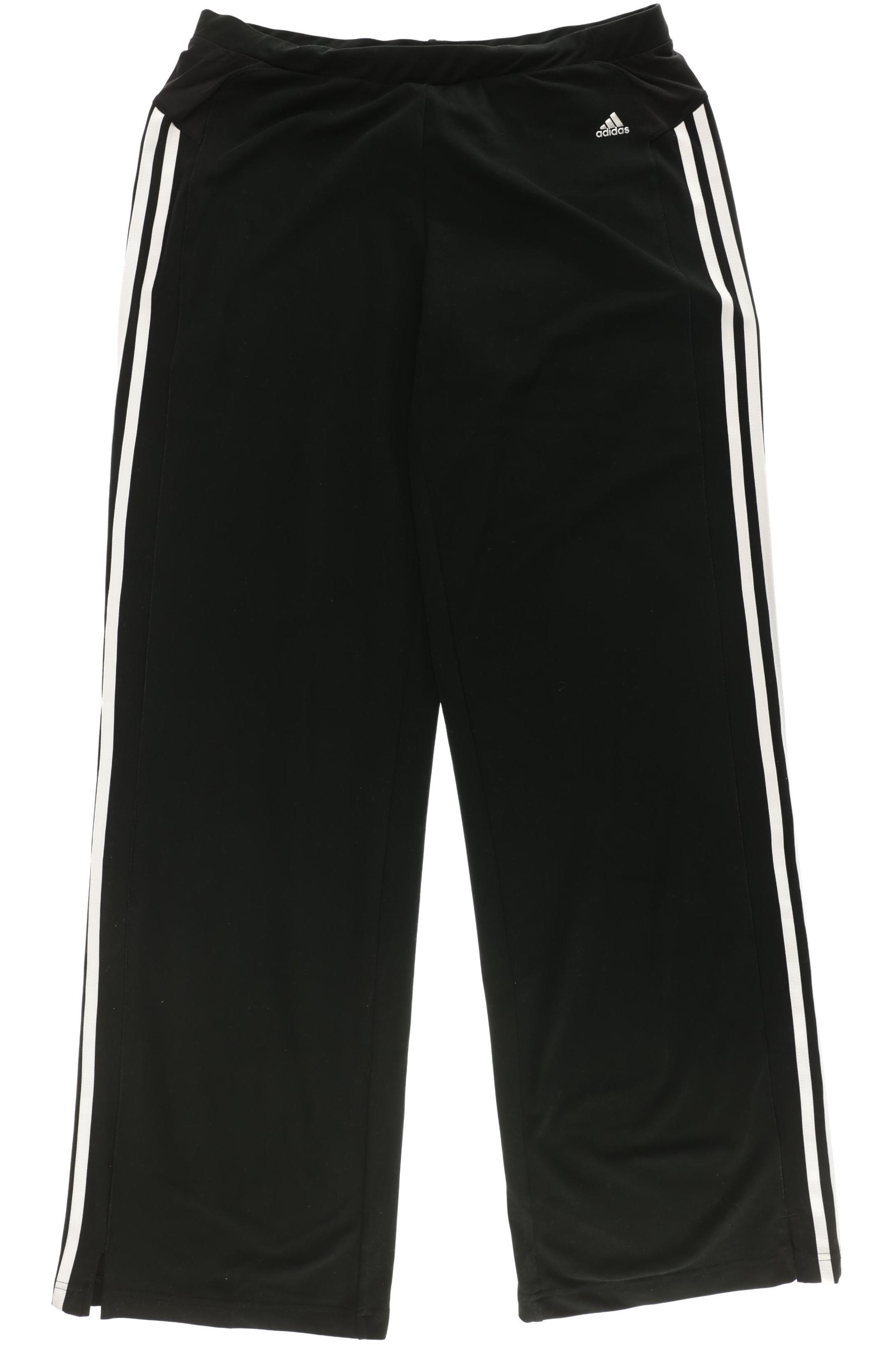 

adidas Damen Stoffhose, schwarz, Gr. 42