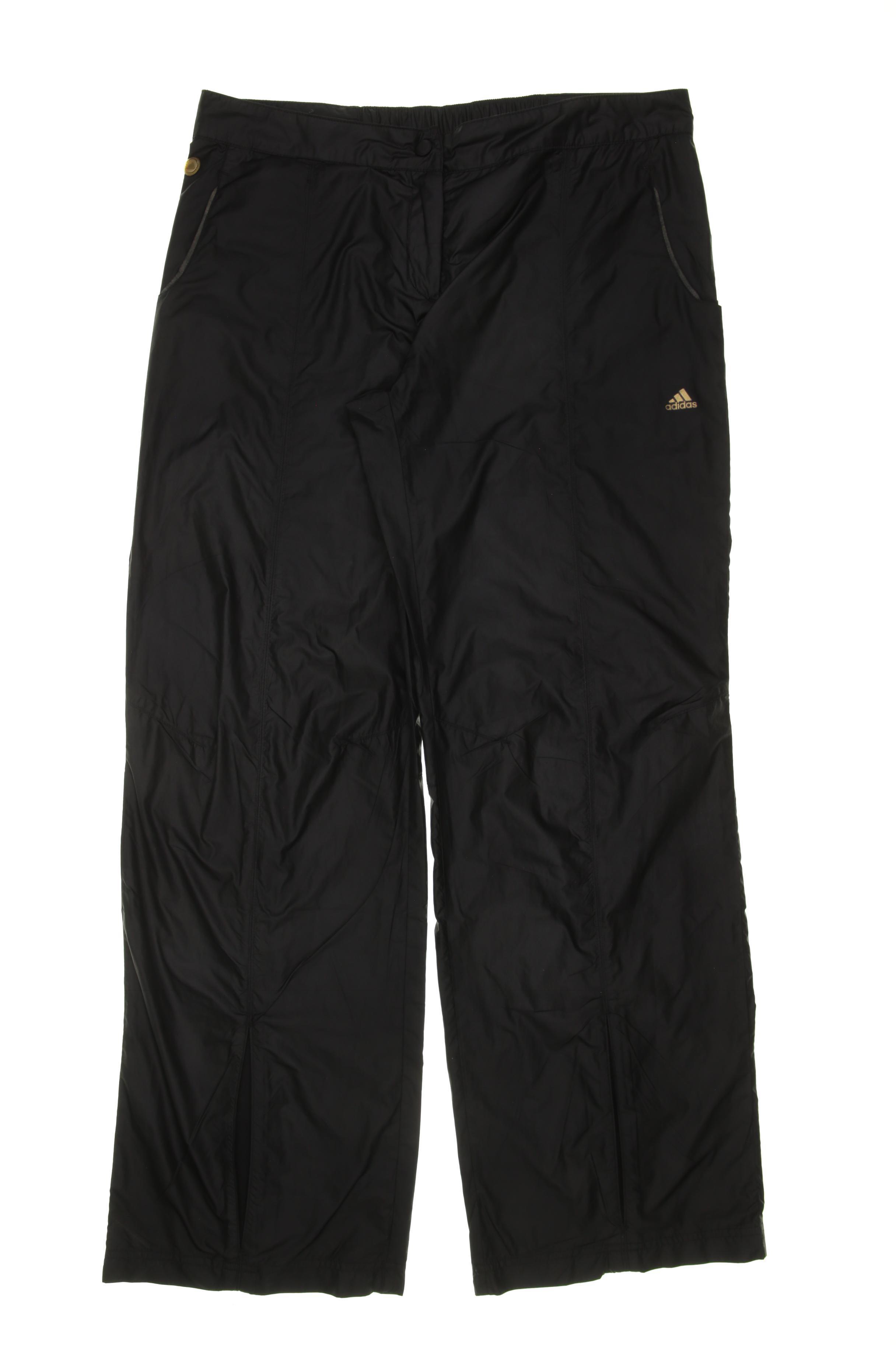 

adidas Damen Stoffhose, schwarz, Gr.